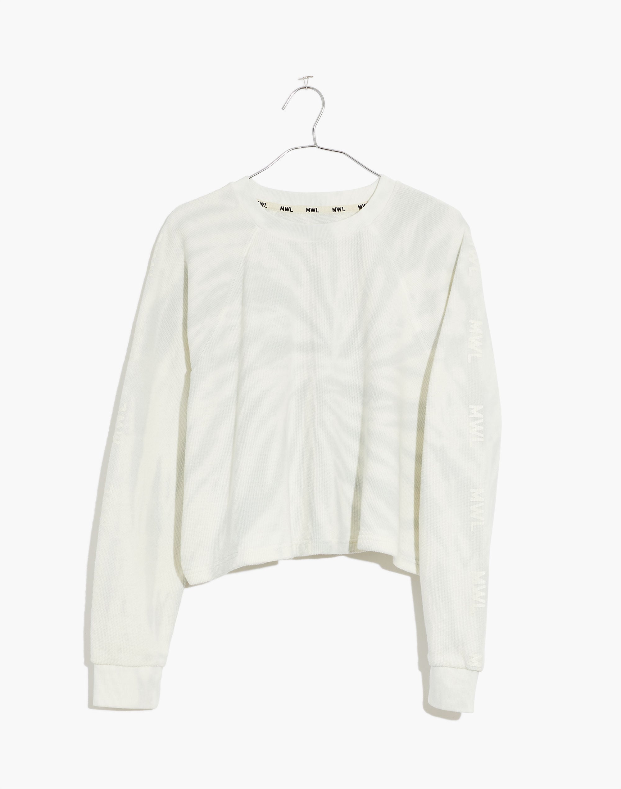 Plus MWL Tie-Dye Crop Sweatshirt Tee