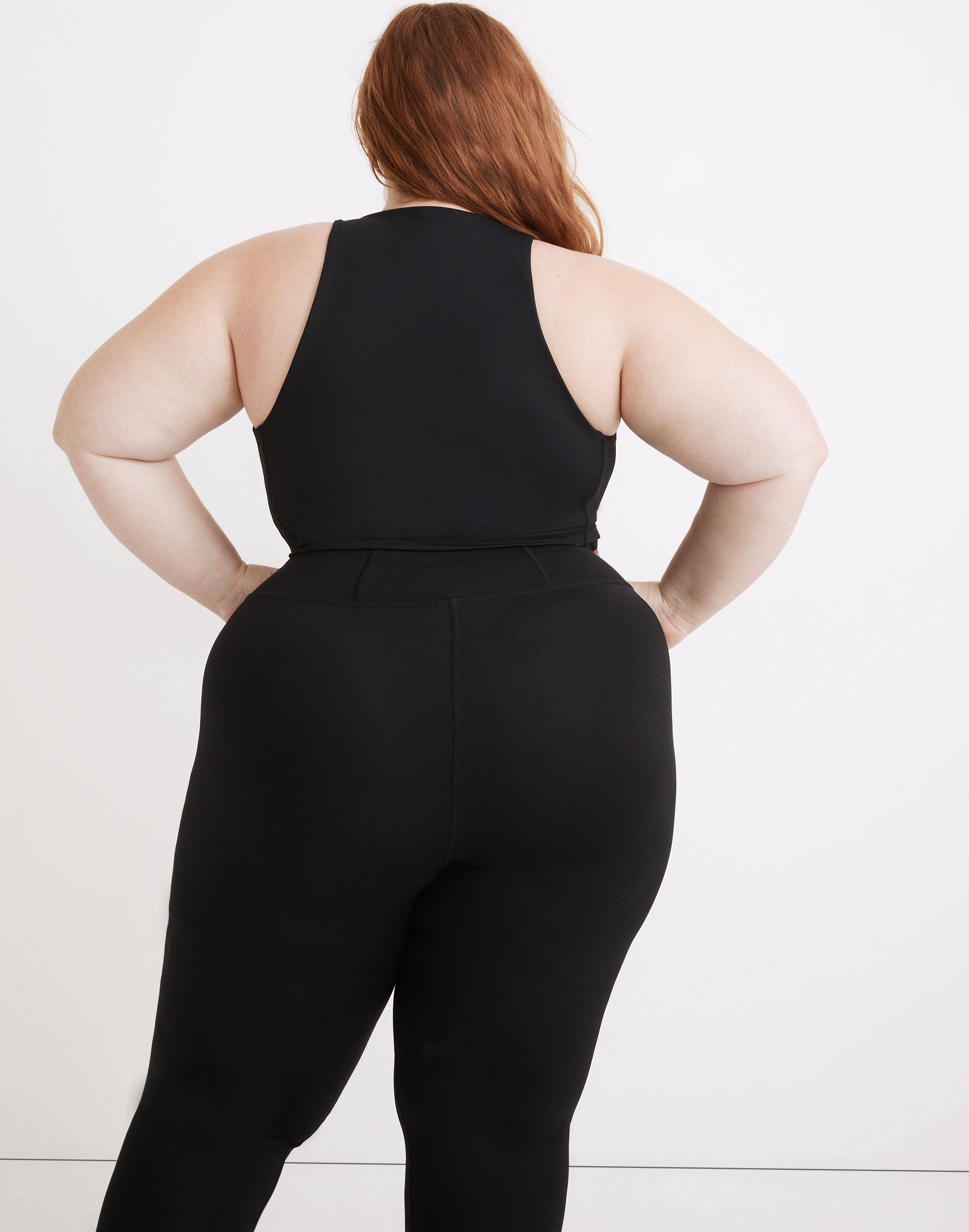 Plus MWL Form Racerback Crop Top