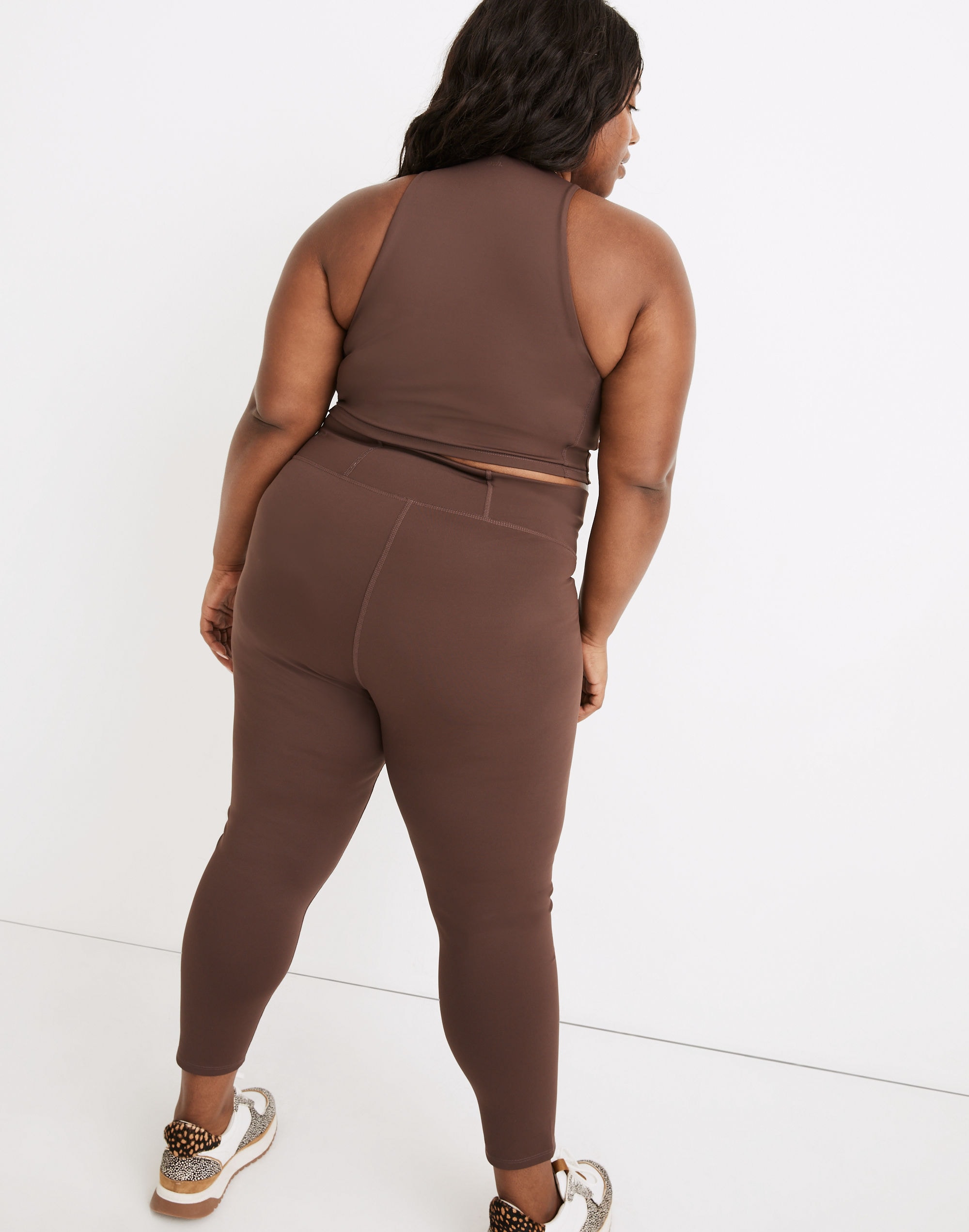 Plus MWL Form Racerback Crop Top