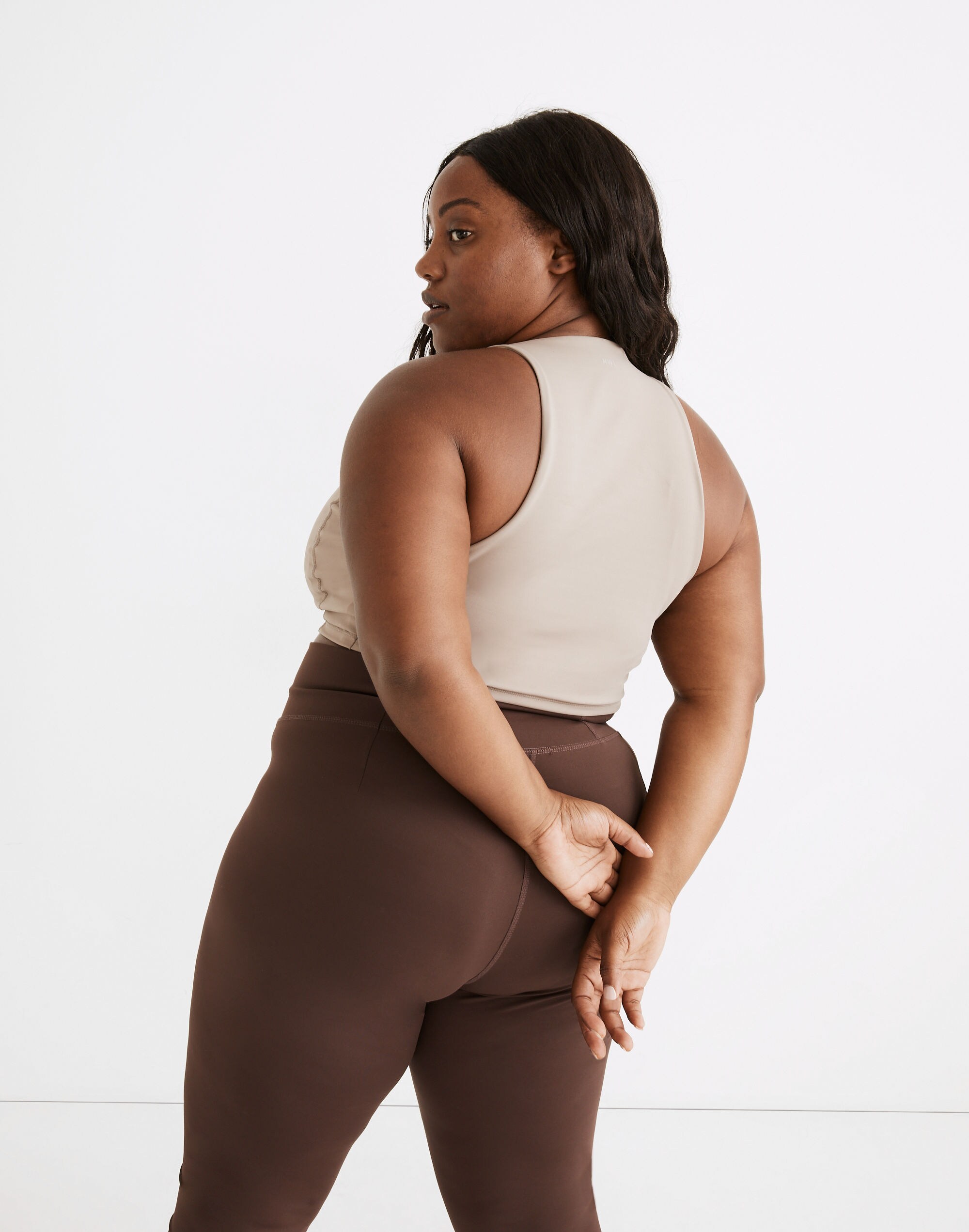 Plus MWL Form Racerback Crop Top