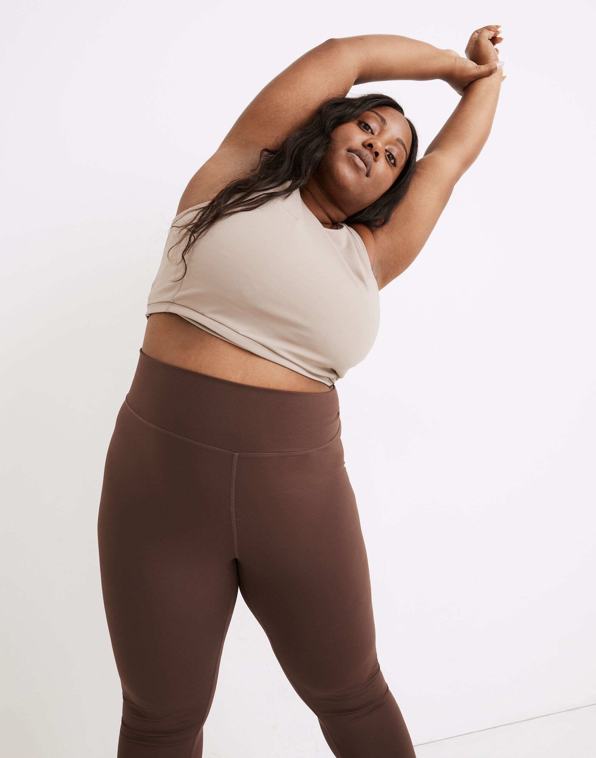 Plus MWL Form Racerback Crop Top