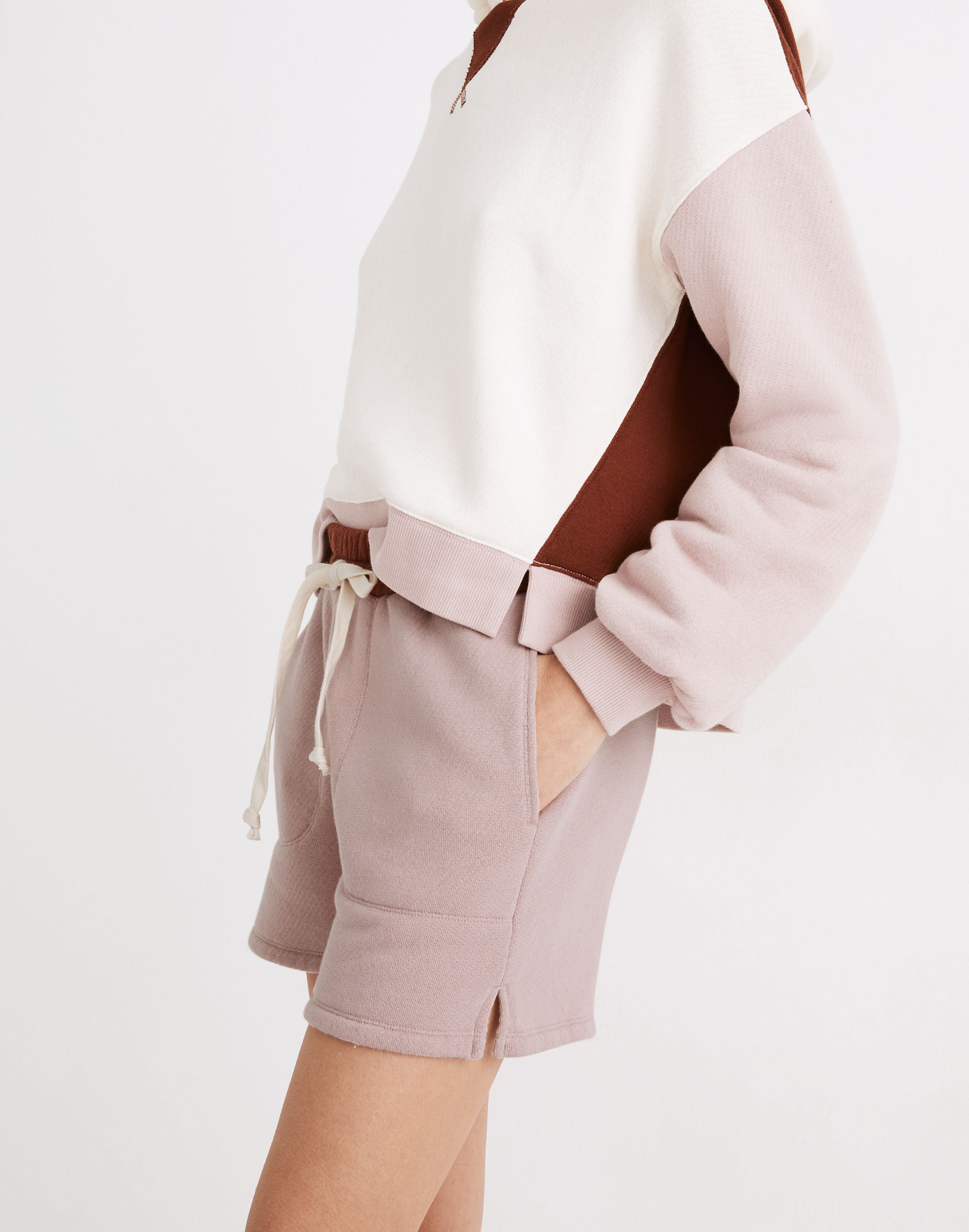 MWL Airyterry Stitched-Pocket Sweatshorts