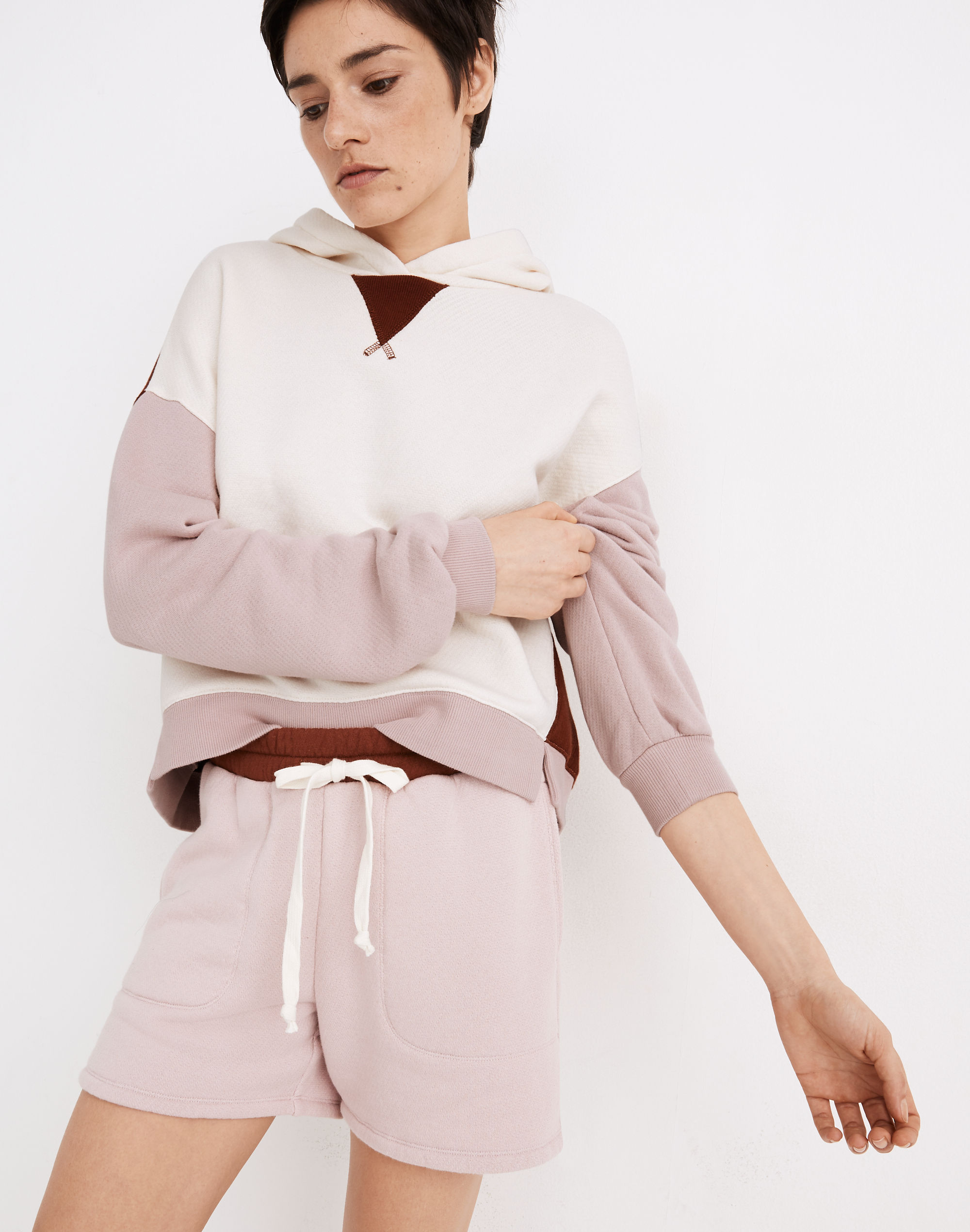 MWL Airyterry Stitched-Pocket Sweatshorts