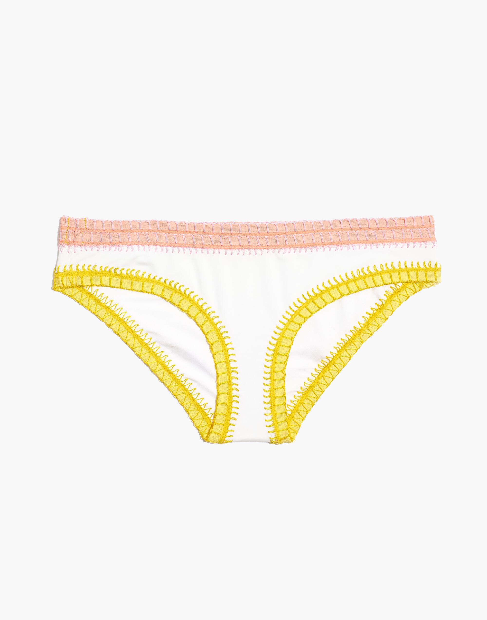 Madewell x Solid &amp; Striped&reg; Crochet-Trim Elle Bikini Bottom