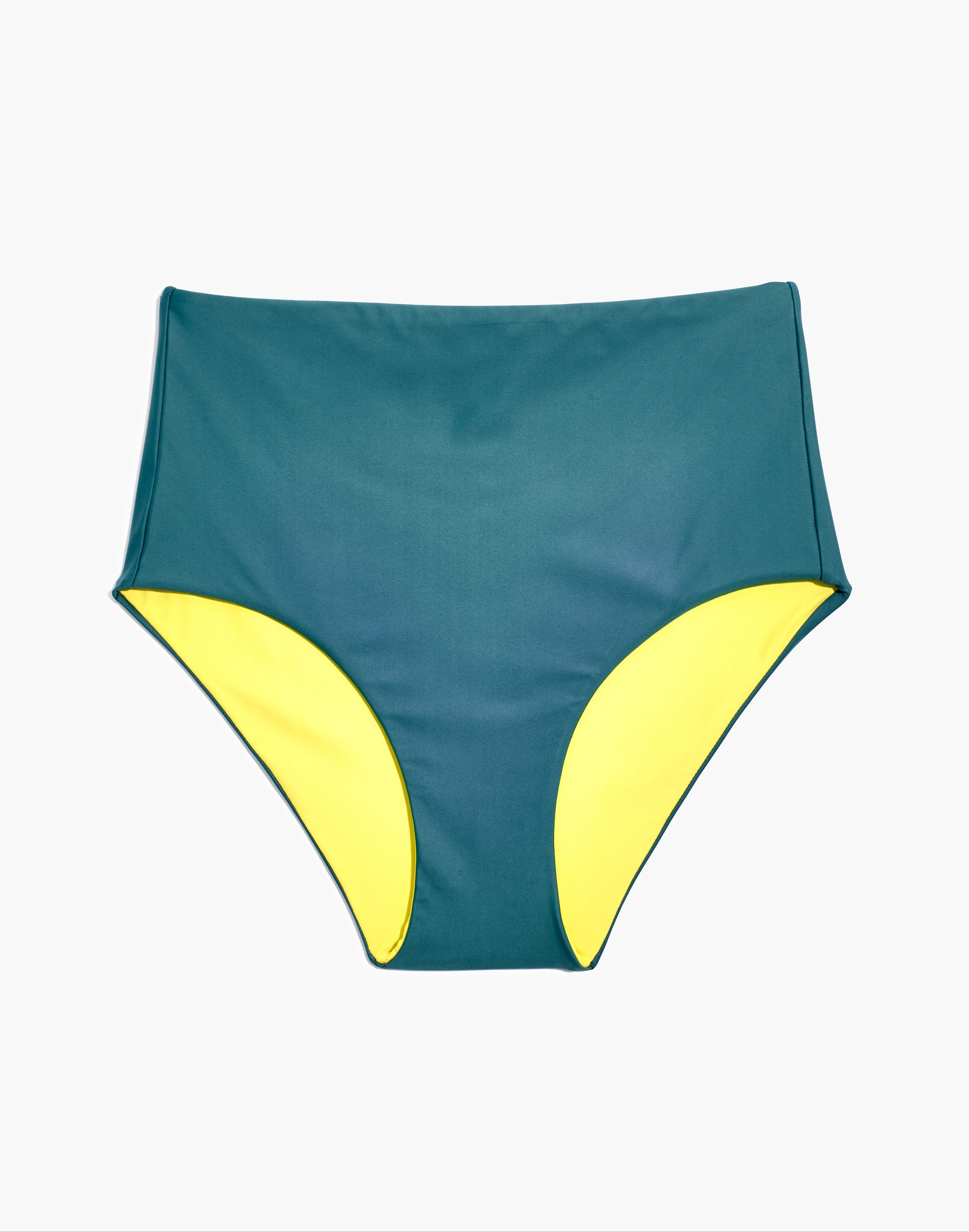 Madewell Second Wave Reversible Retro High-Waisted Bikini Bottom