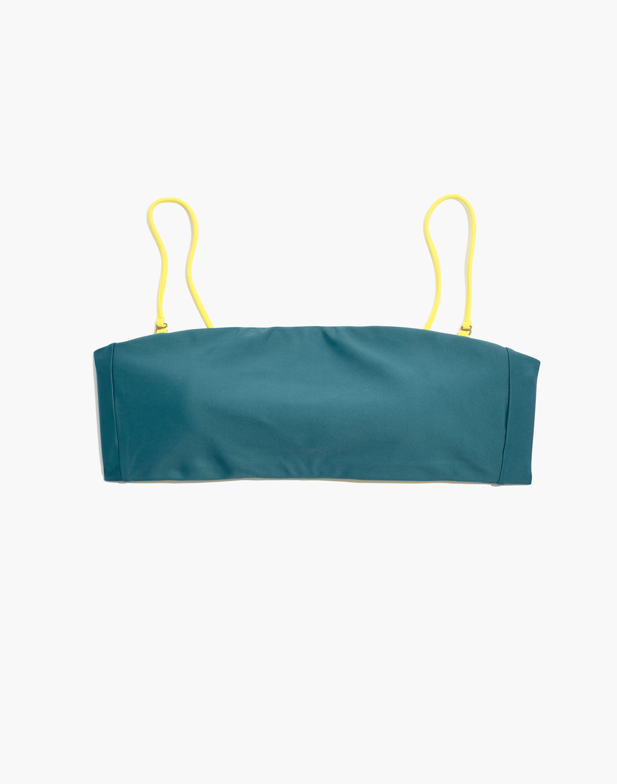 Madewell Second Wave Reversible Spaghetti-Strap Bandeau Bikini Top