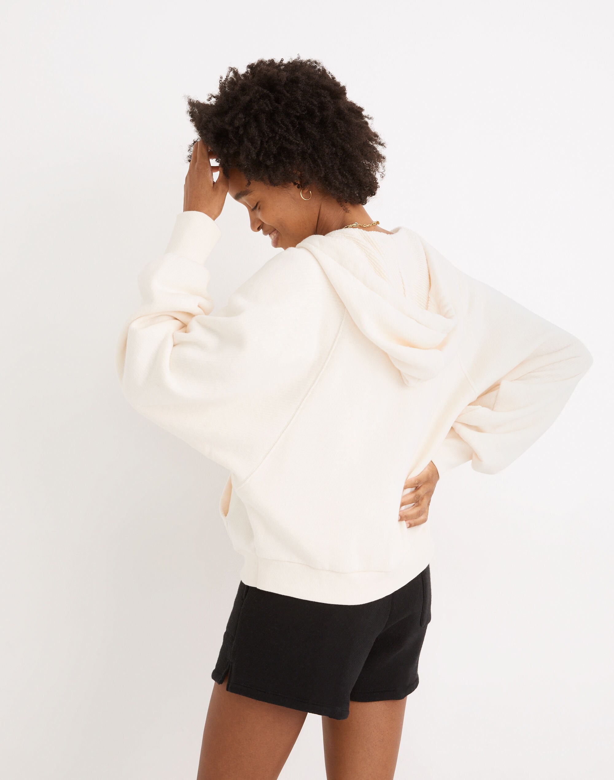 MWL Airyterry Cocoon Hoodie Sweatshirt