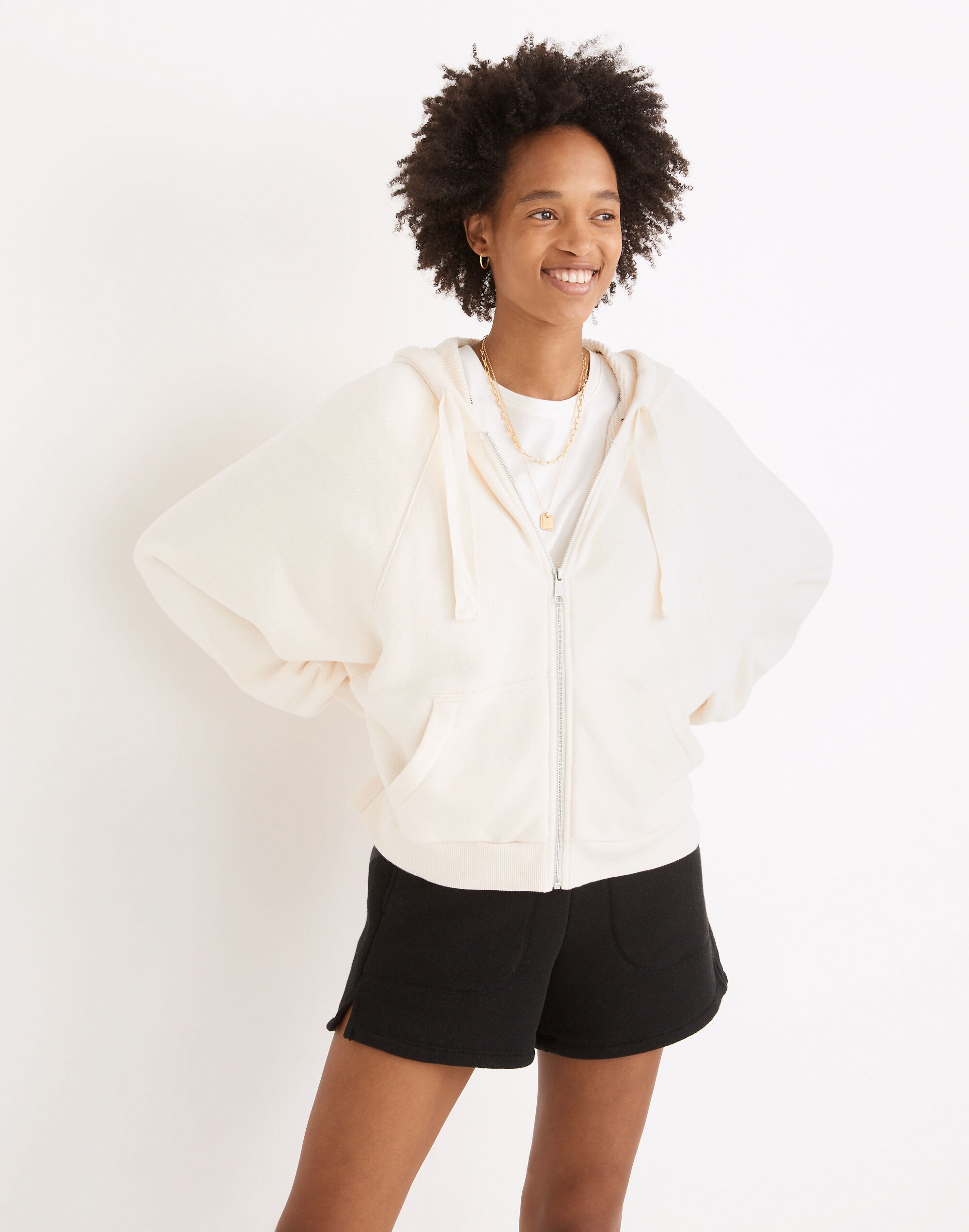 MWL Airyterry Cocoon Hoodie Sweatshirt