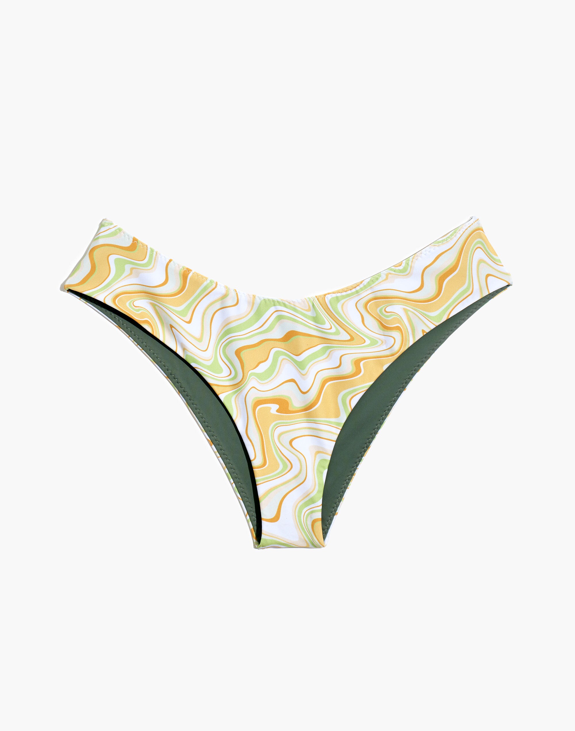 Palm Terra Bikini Bottom in Goldie Print