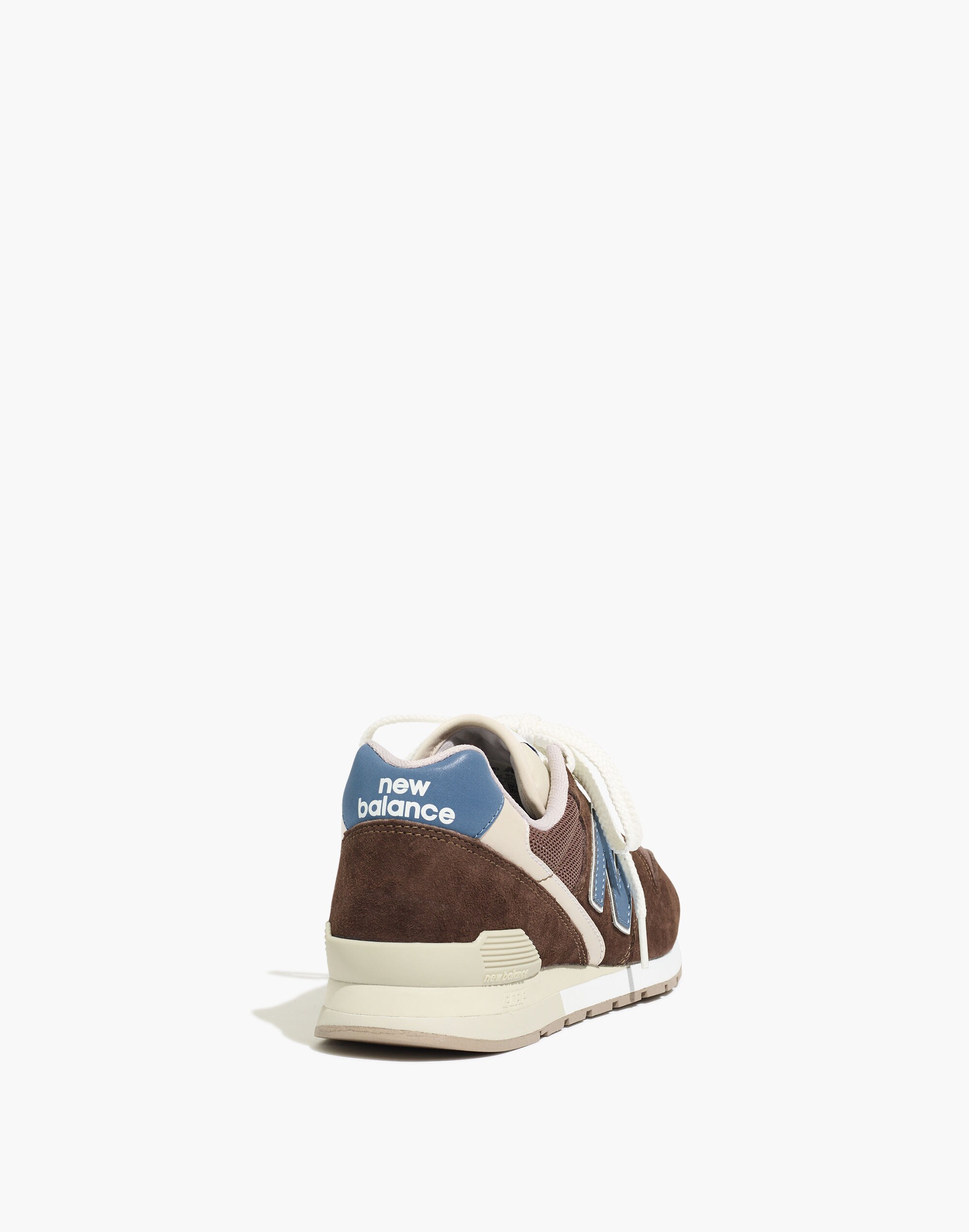 New Balance&reg; Suede 996 Sneakers in Black Coffee and Deep Porcelain Blue