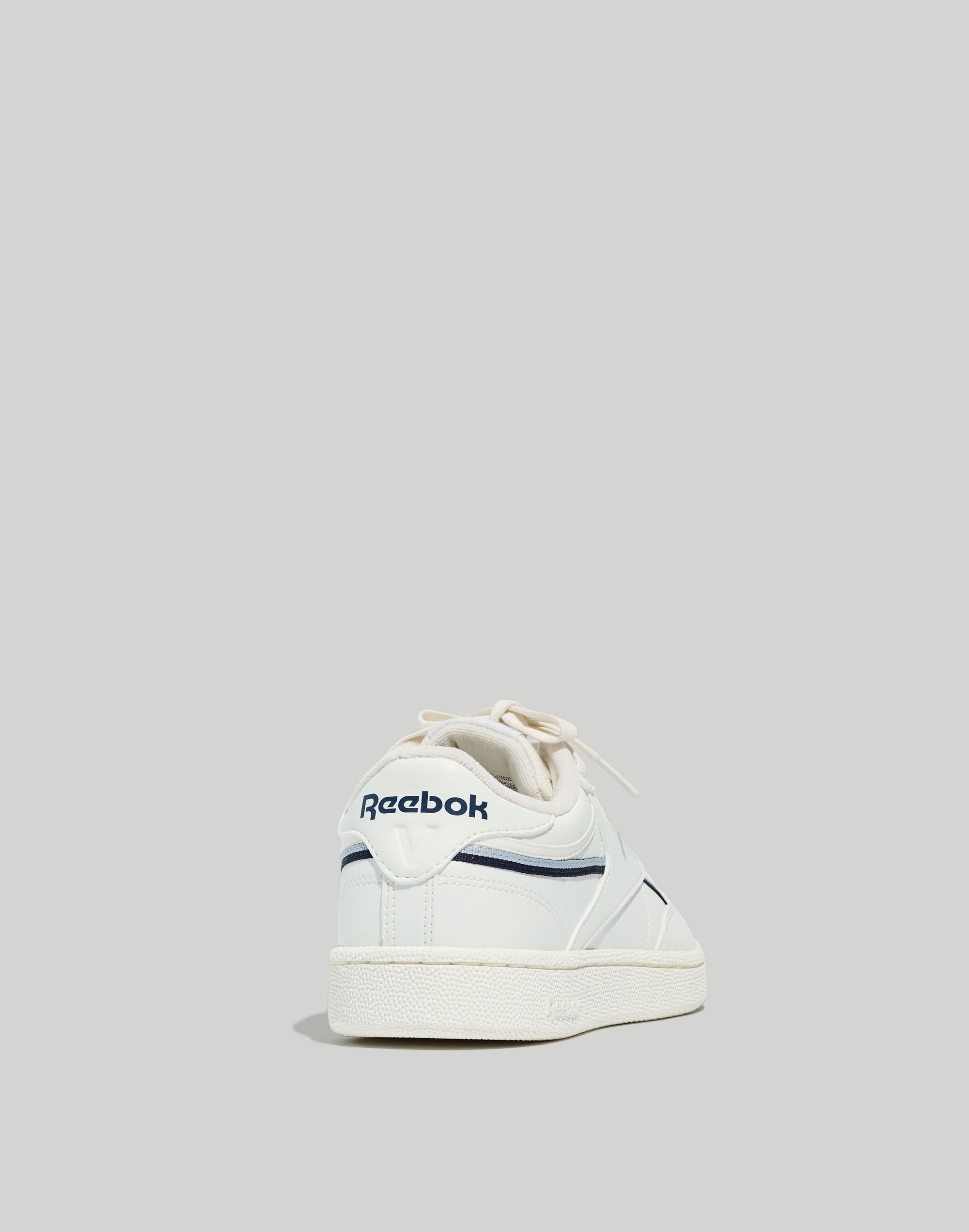 Reebok&reg; Leather Club C 85 Sneakers in White and Navy