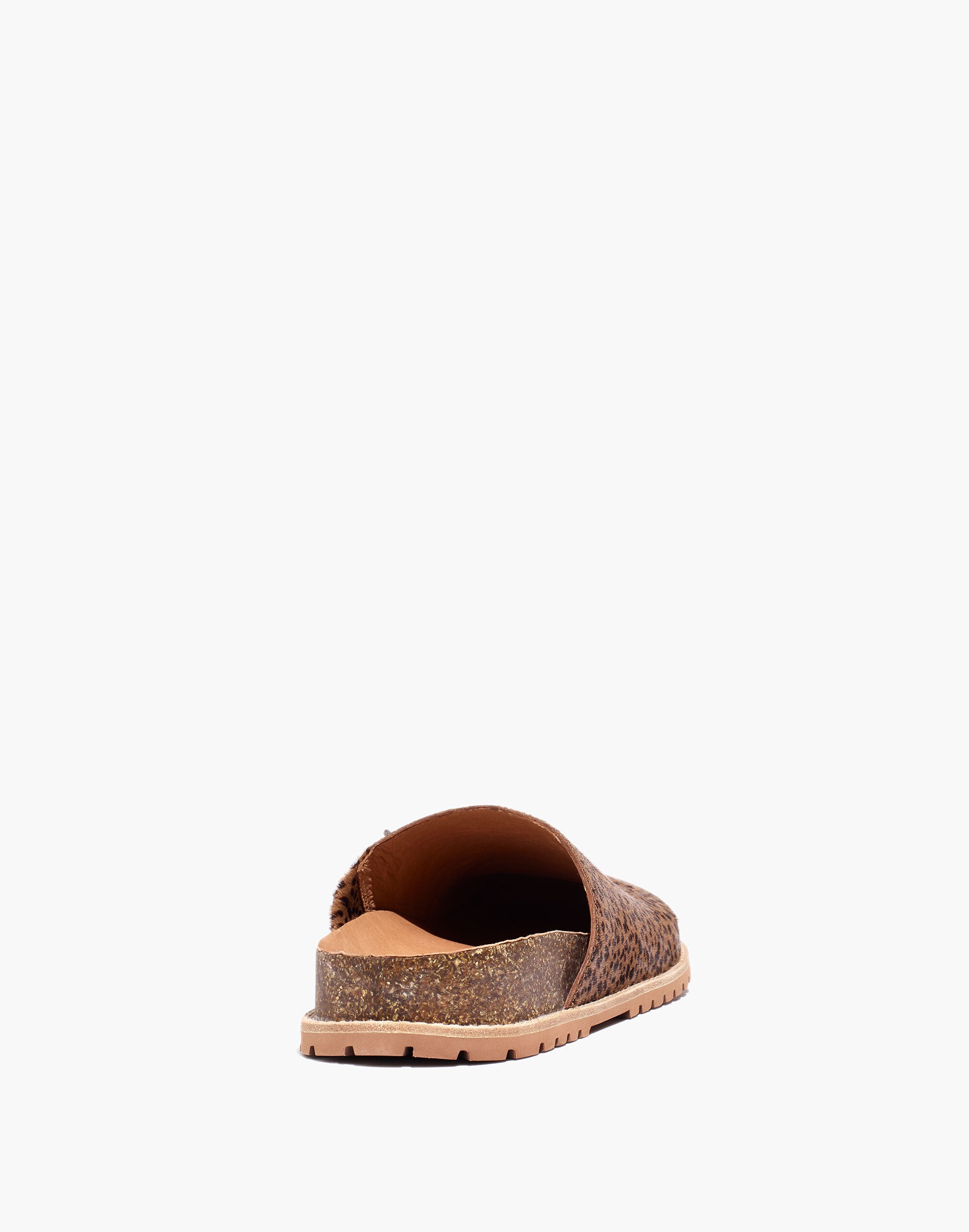 The Layne Clog Mule in Calf Hair