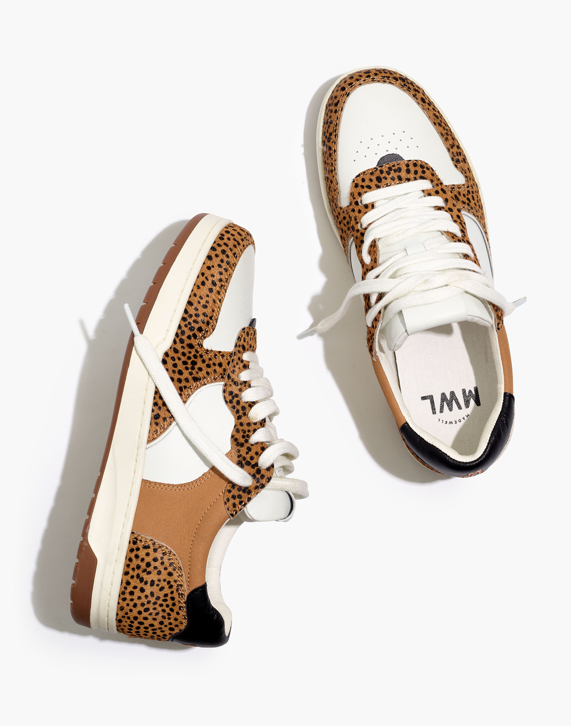 Court Sneakers in Spotted Calf Hair