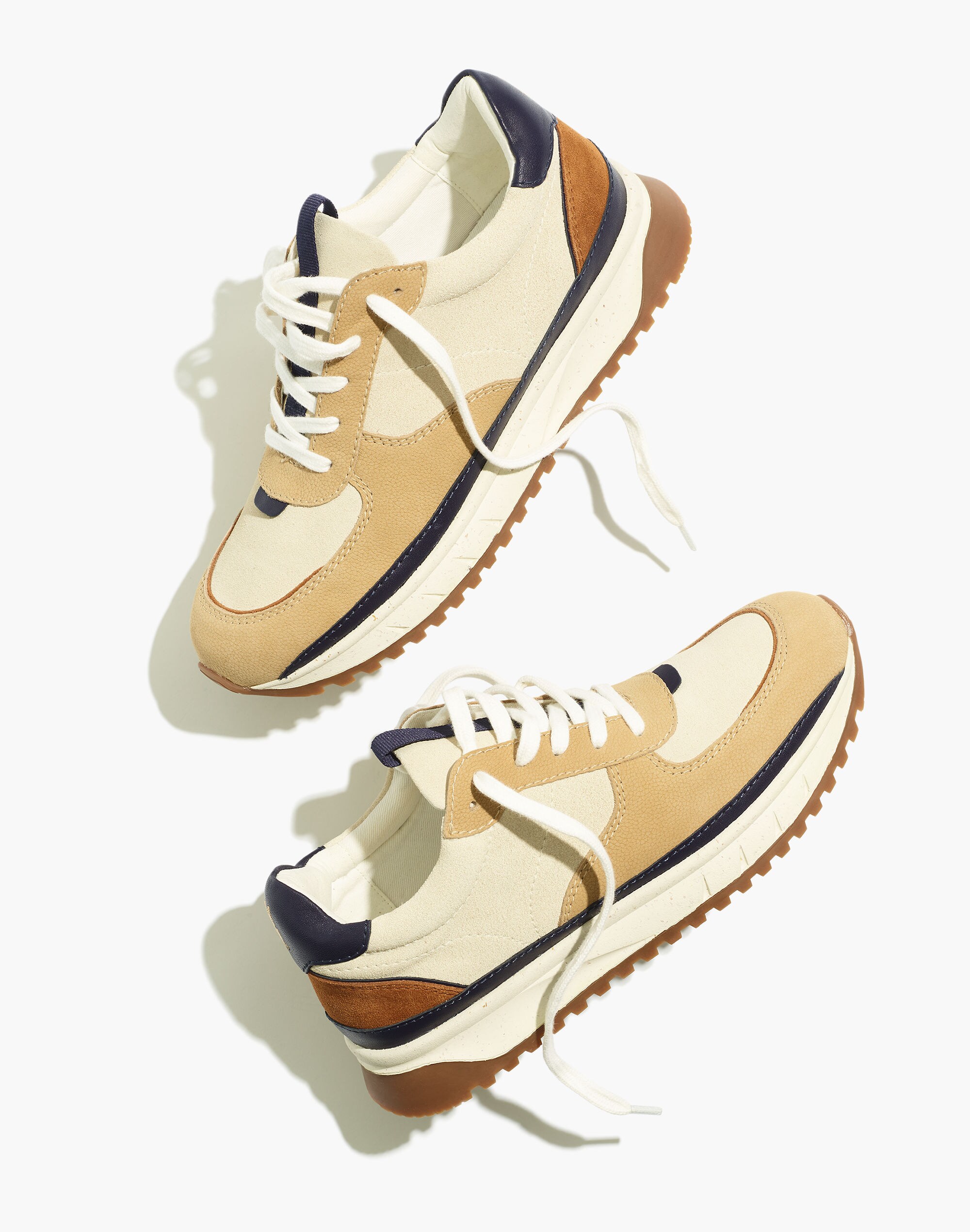 Kickoff Trainer Sneakers in Suede and Nubuck