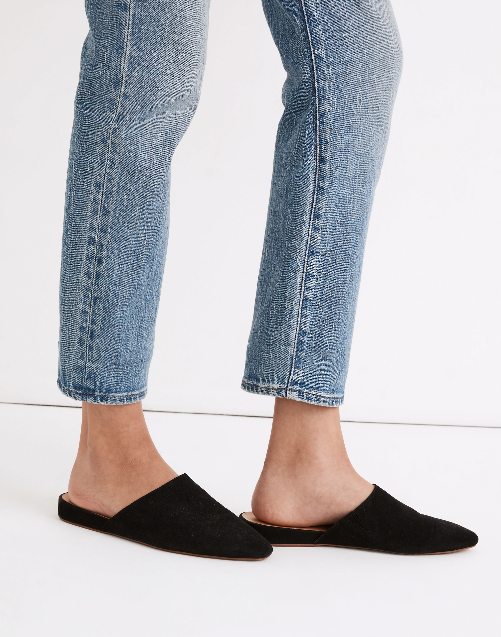 The Kasey Mule in Suede