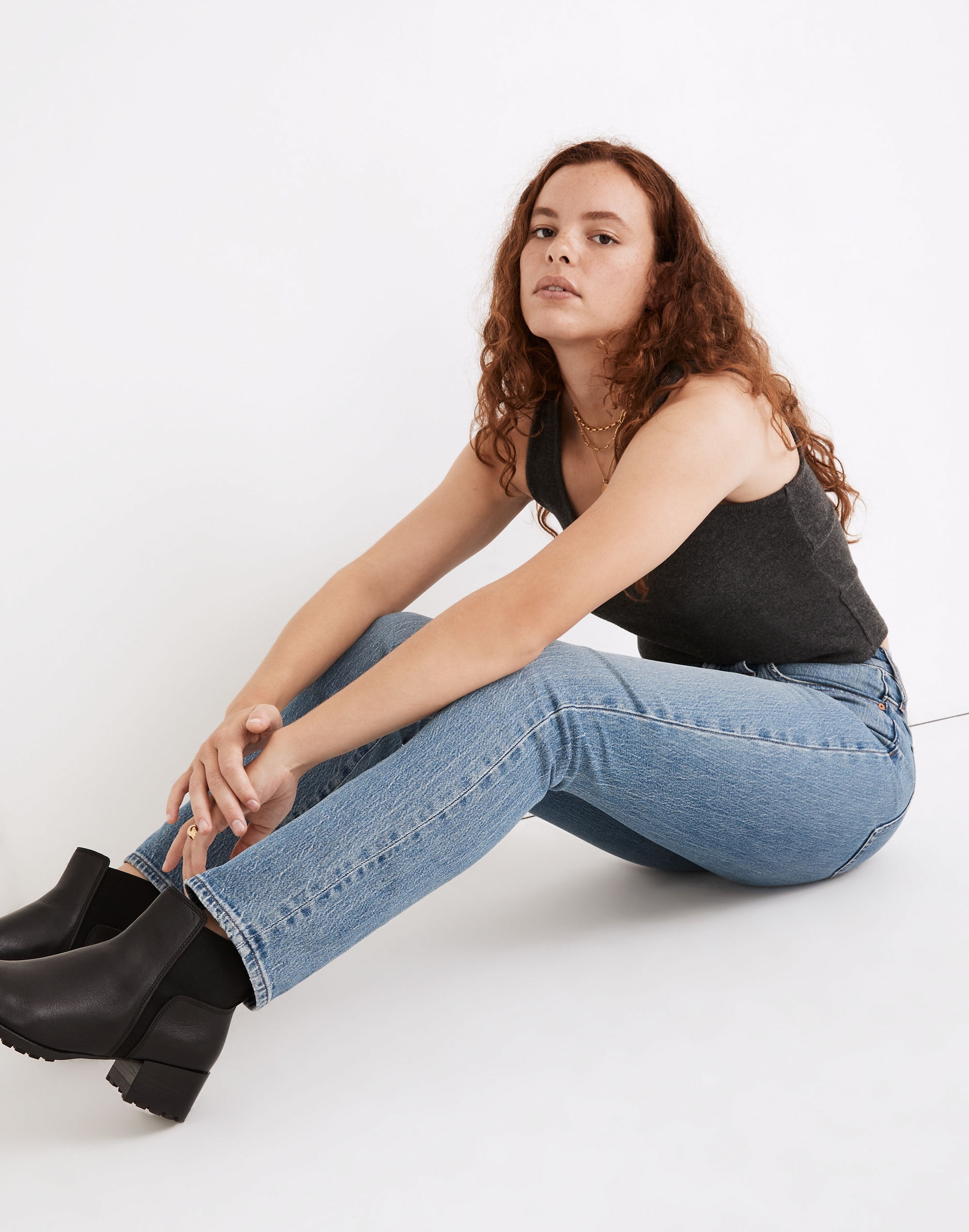 The Curvy Perfect Vintage Jean in Banner Wash