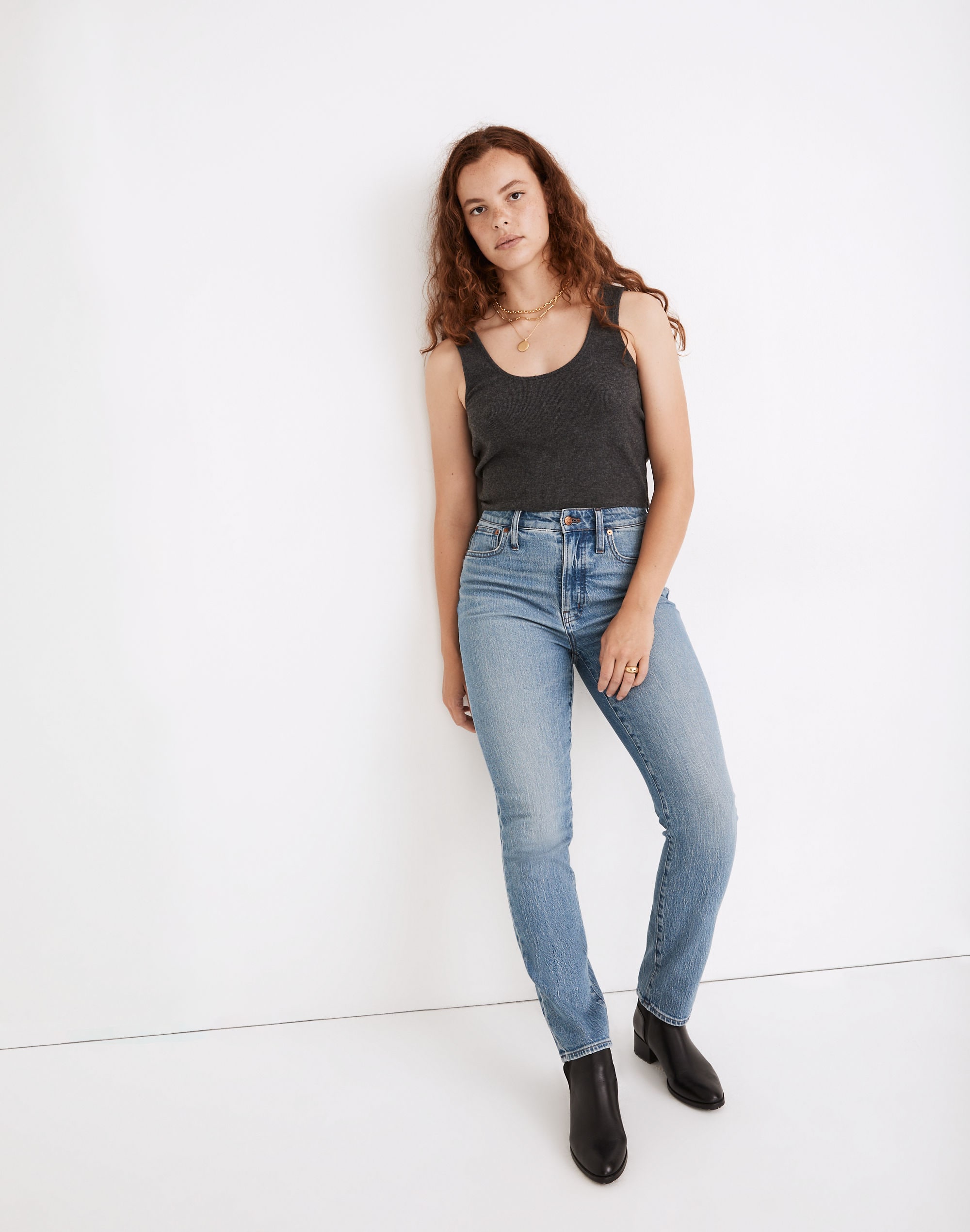 The Curvy Perfect Vintage Jean in Banner Wash