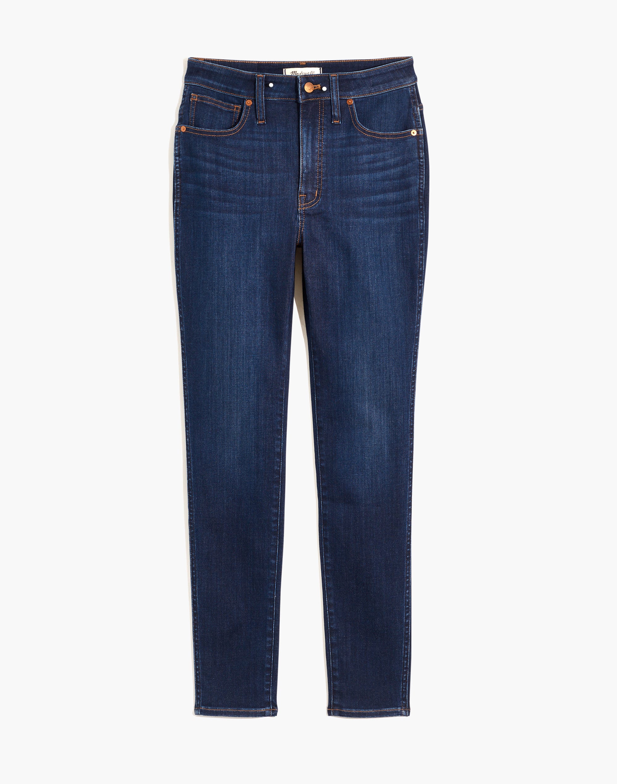 Curvy High-Rise Skinny Jeans in Woodland Wash: TENCEL&trade; Denim Edition