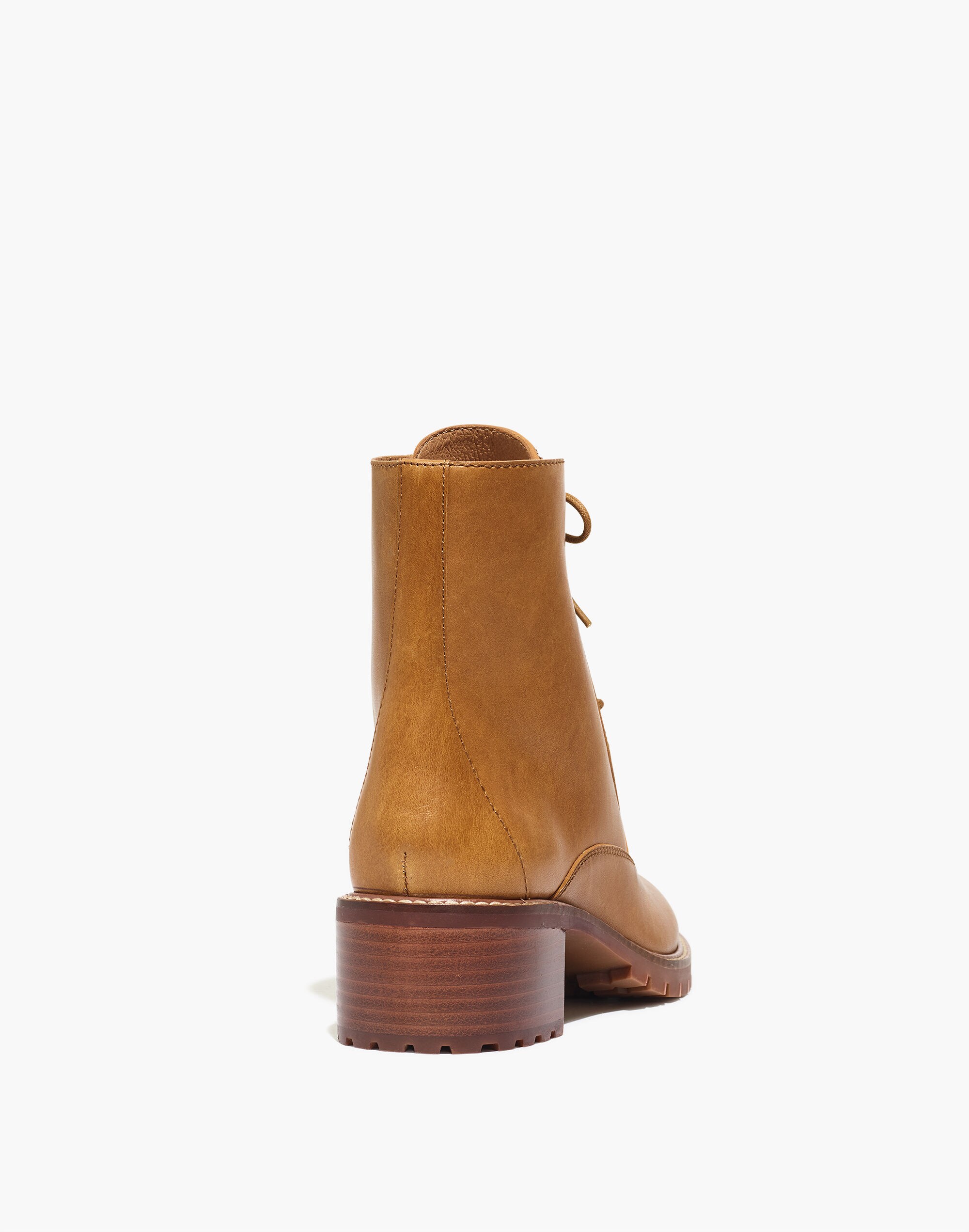 The Julien Lace-Up Lugsole Boot in Leather