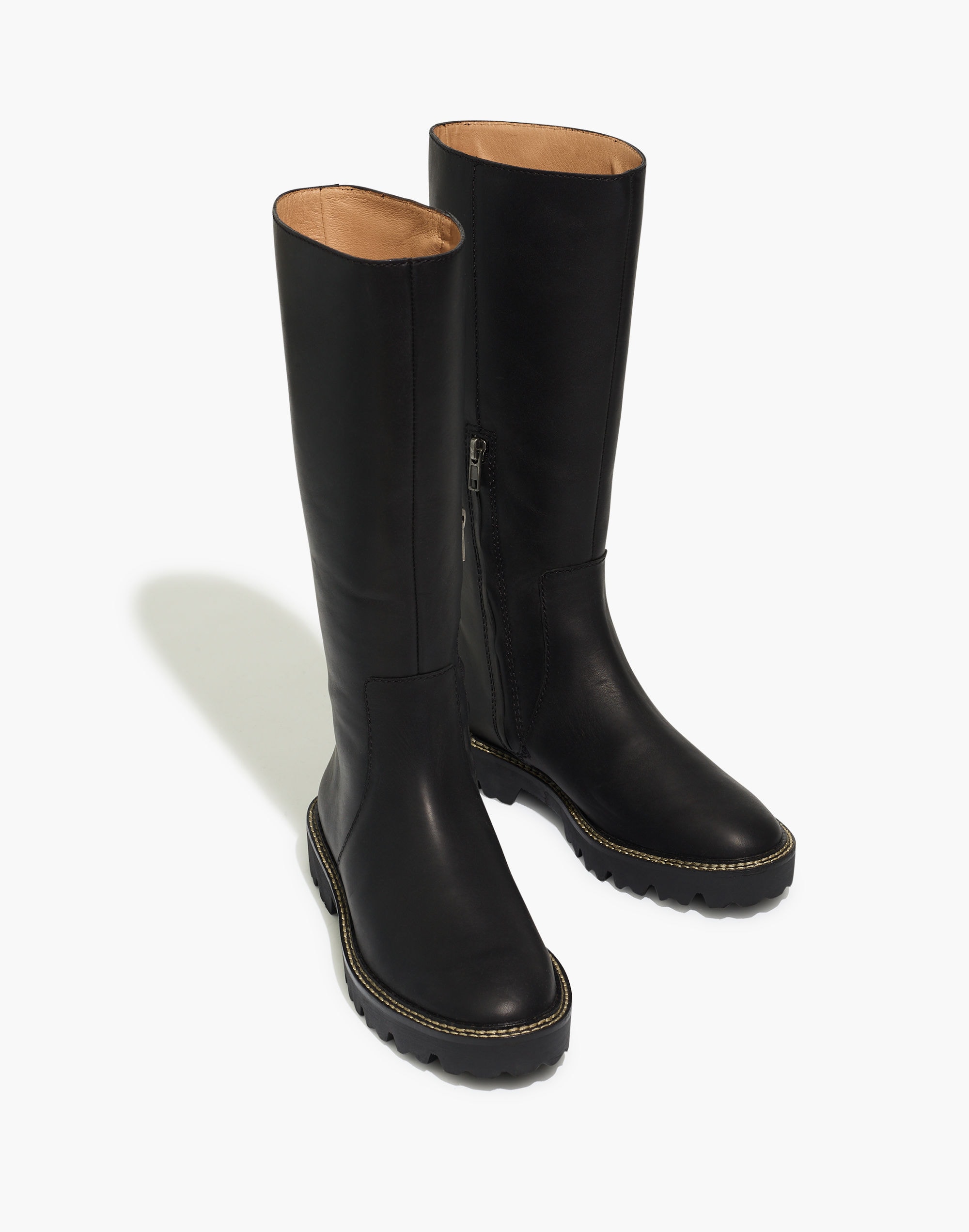 The Citywalk Lugsole Tall Boot in Leather