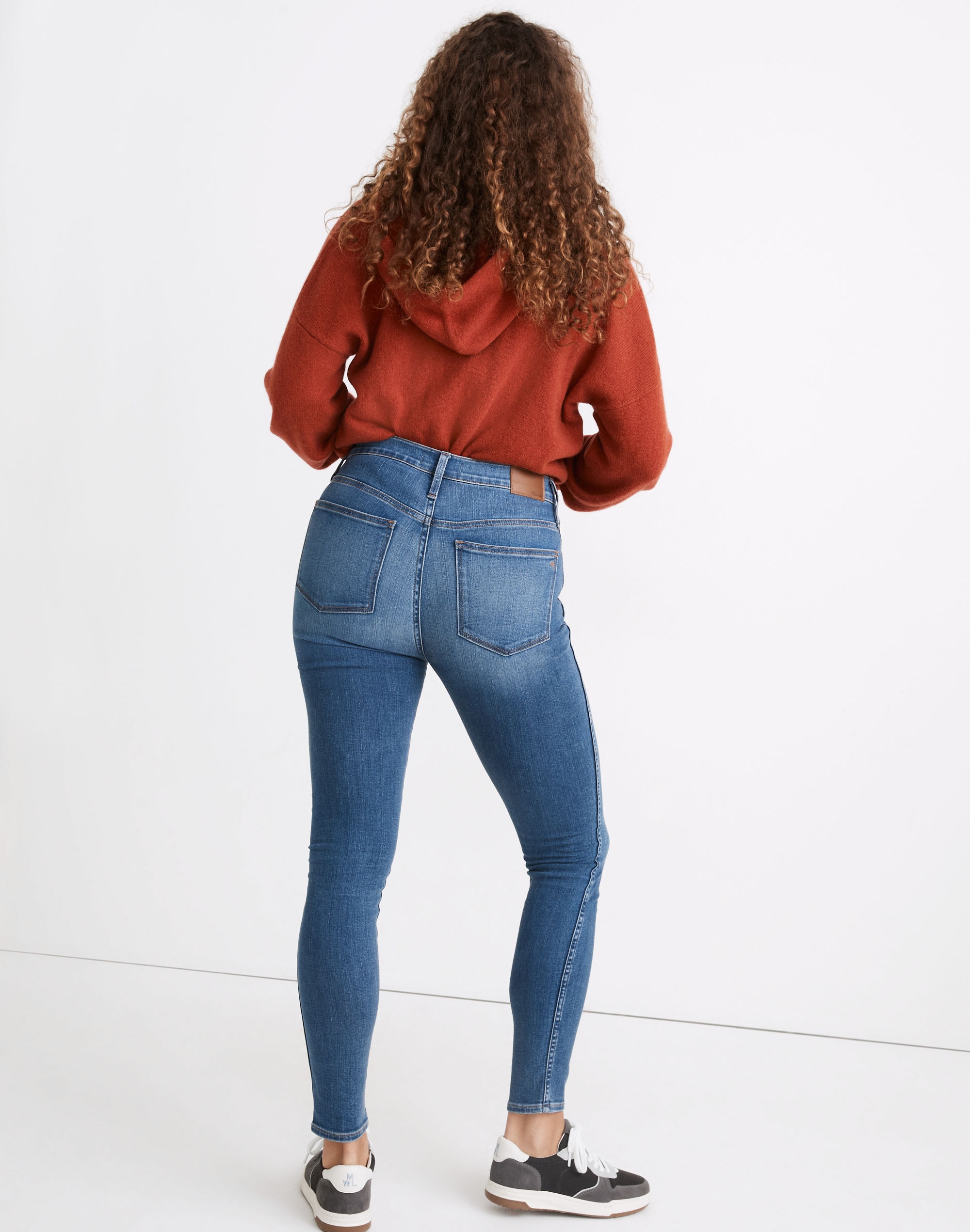 10" High-Rise Roadtripper Supersoft Skinny Jeans in Monroe Wash