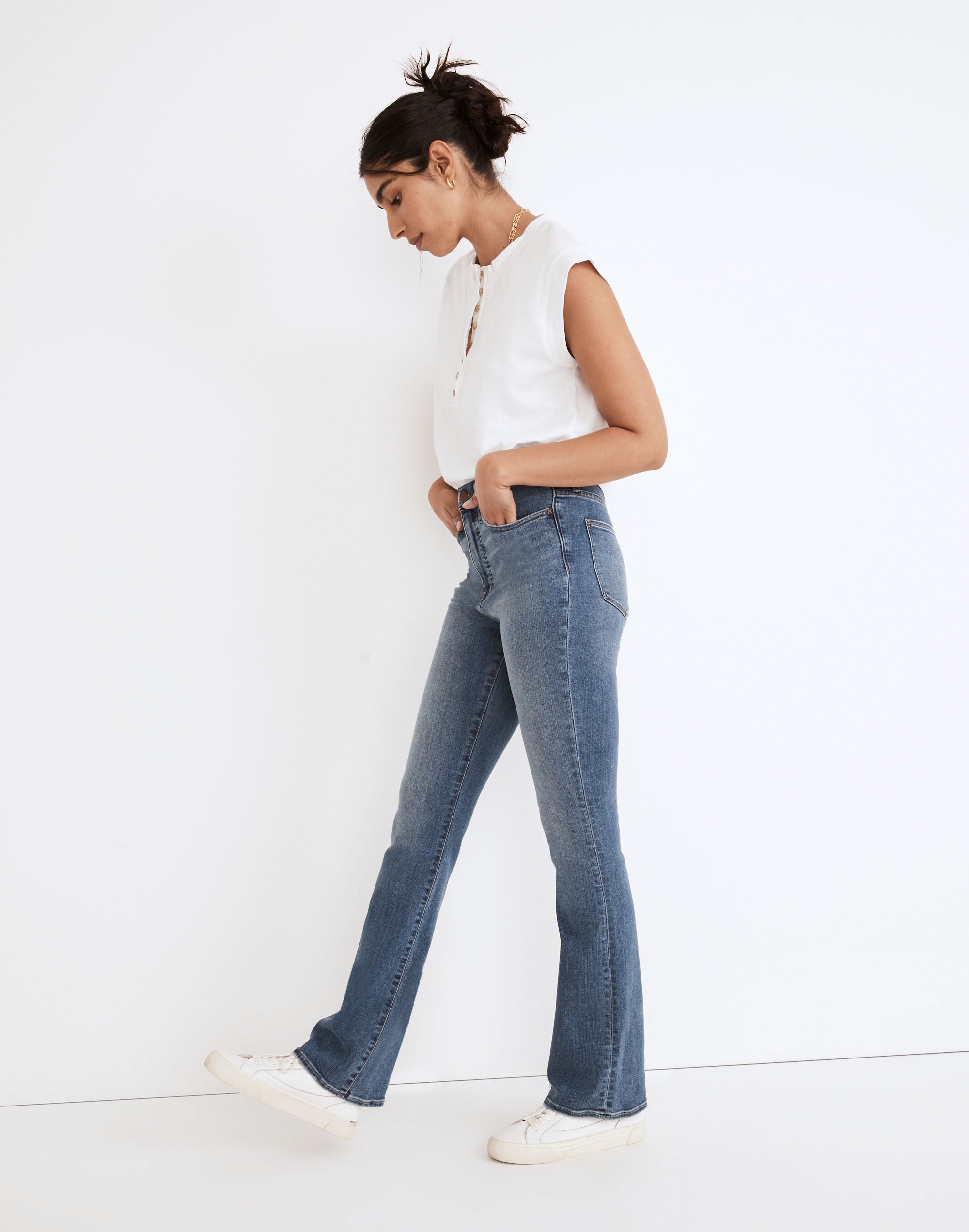 Tall Skinny Flare Jeans in Whalen Wash