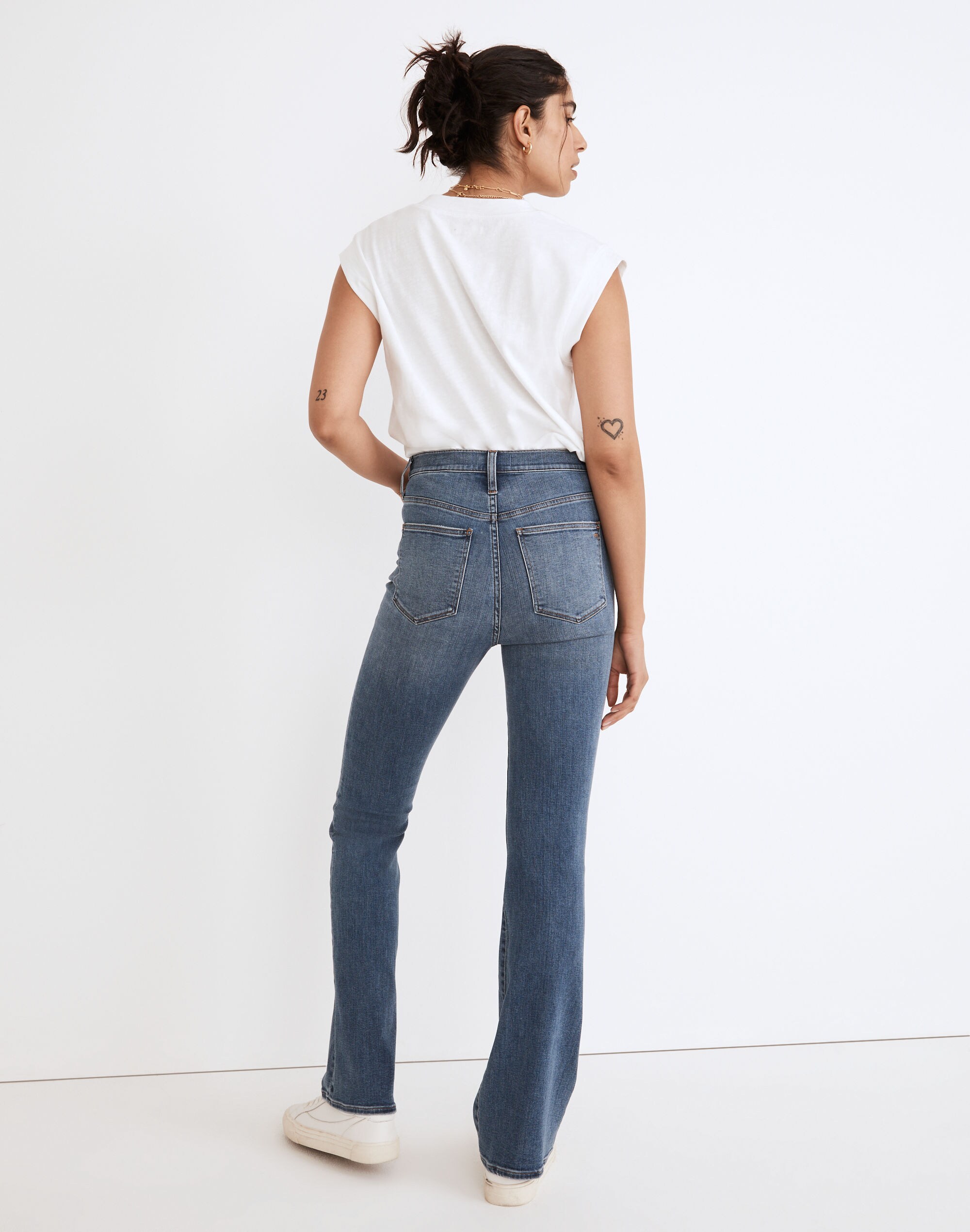 Skinny Flare Jeans in Whalen Wash