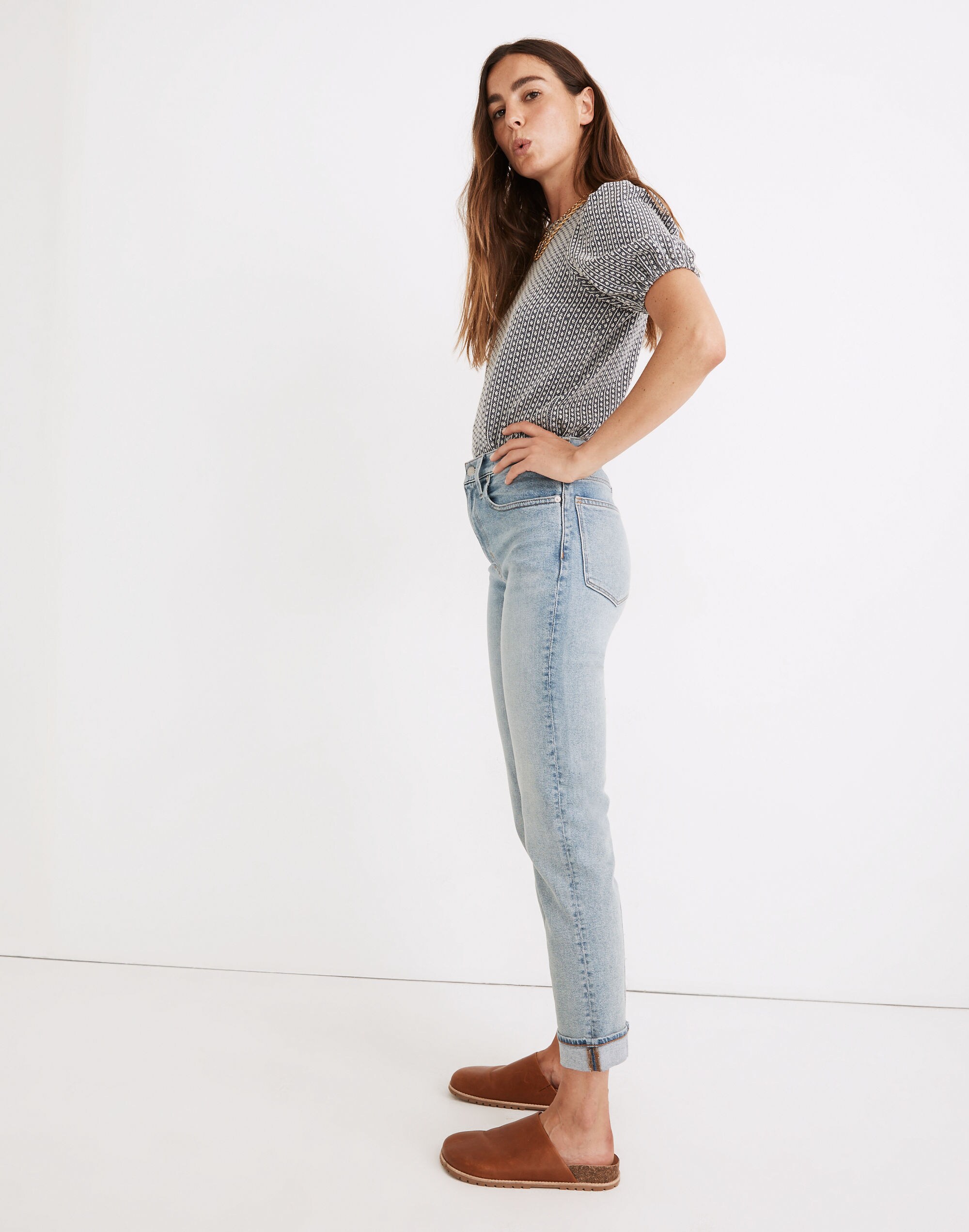 Roadtripper High-Rise Slim Boyjeans in Edenwald Wash