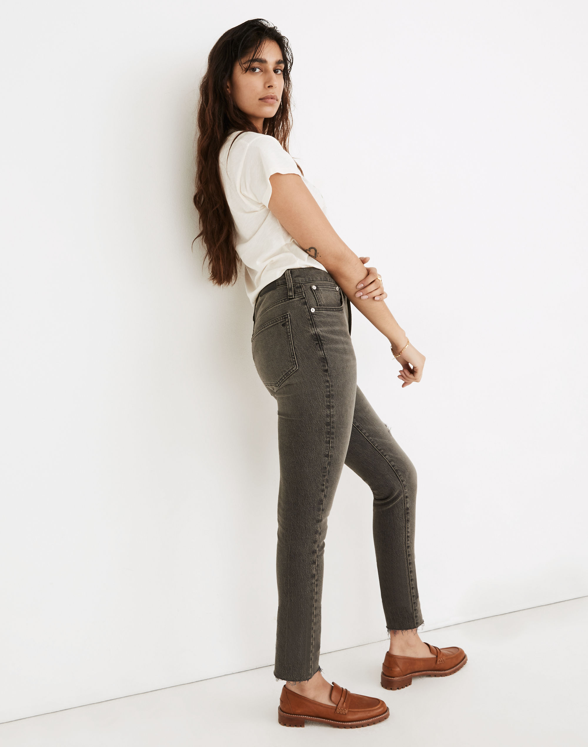 The Perfect Vintage Jean in Cosner Wash: Knee-Rip Edition