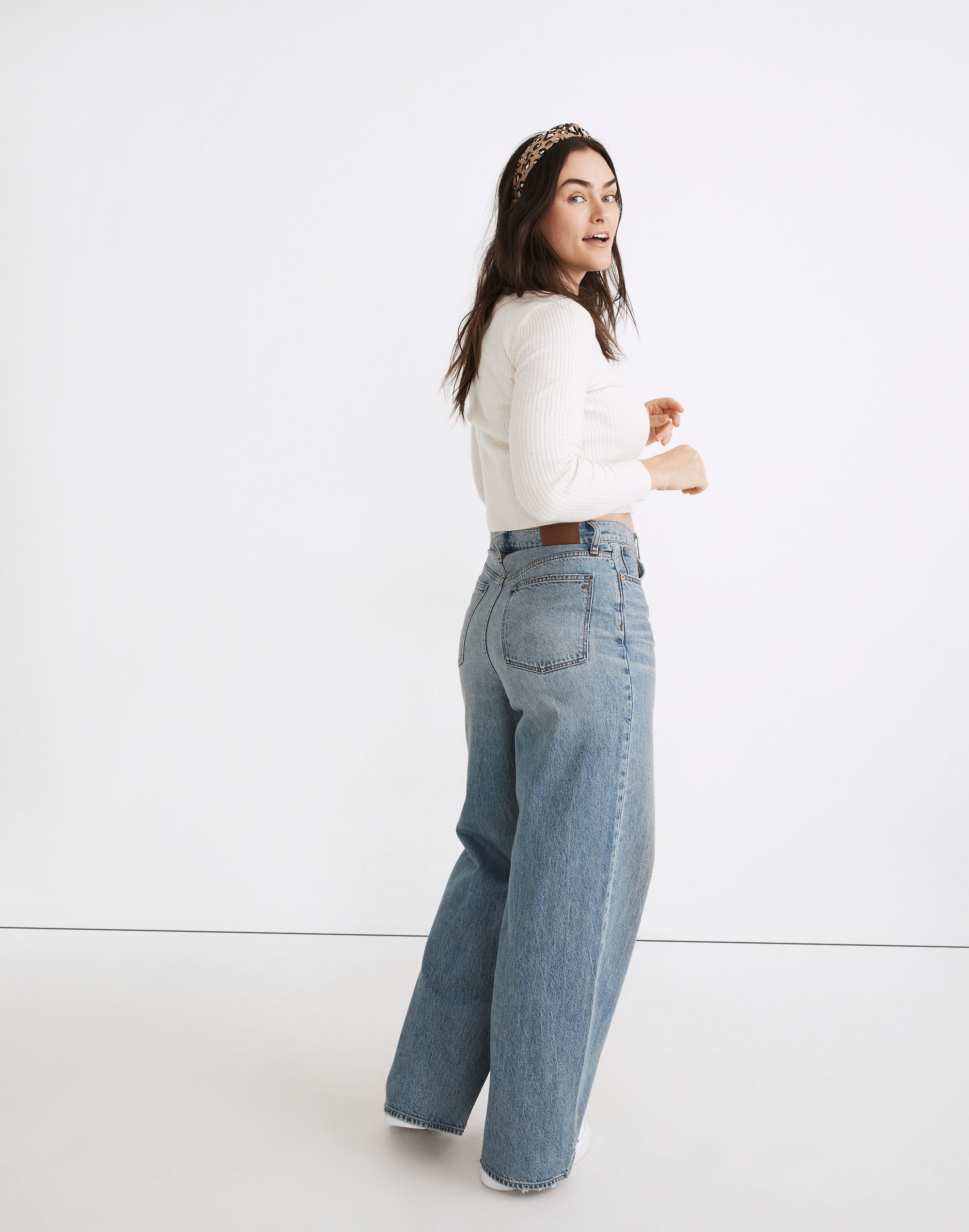 Superwide-Leg Jeans in Eastchester Wash