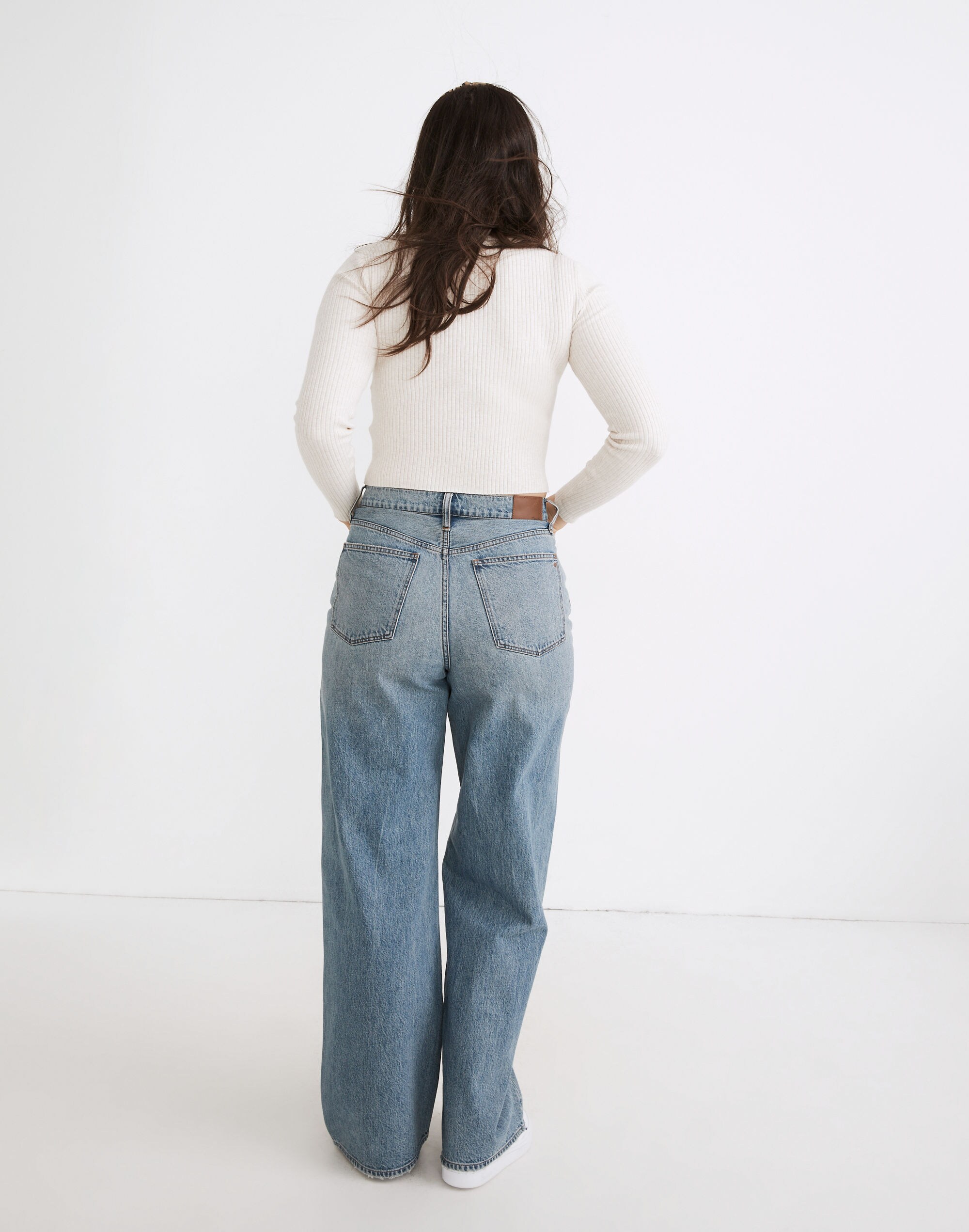 Superwide-Leg Jeans in Eastchester Wash