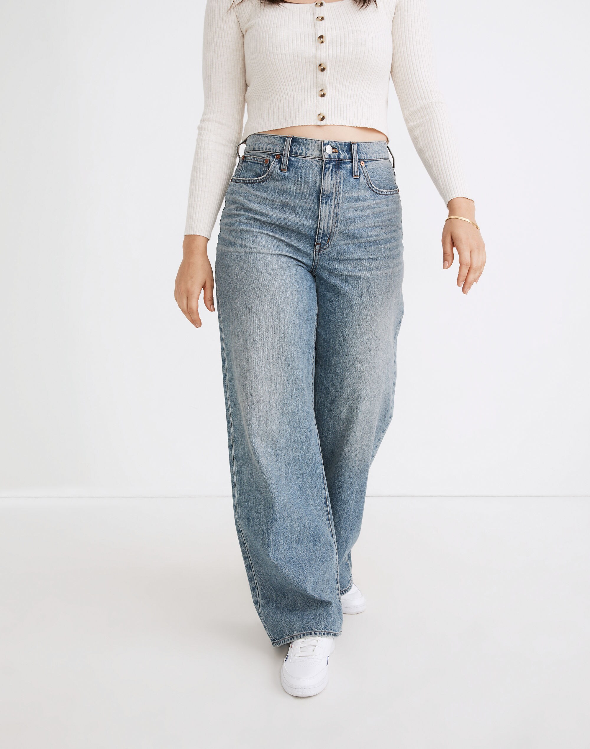 Superwide-Leg Jeans in Eastchester Wash