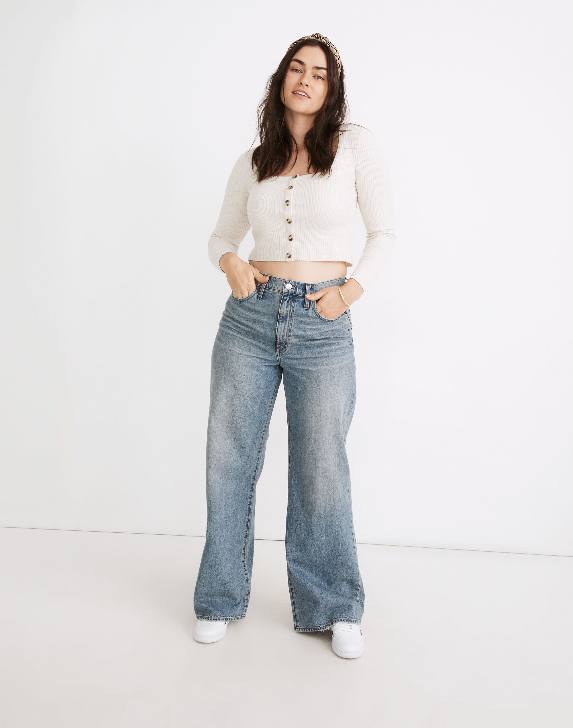 Superwide-Leg Jeans in Eastchester Wash