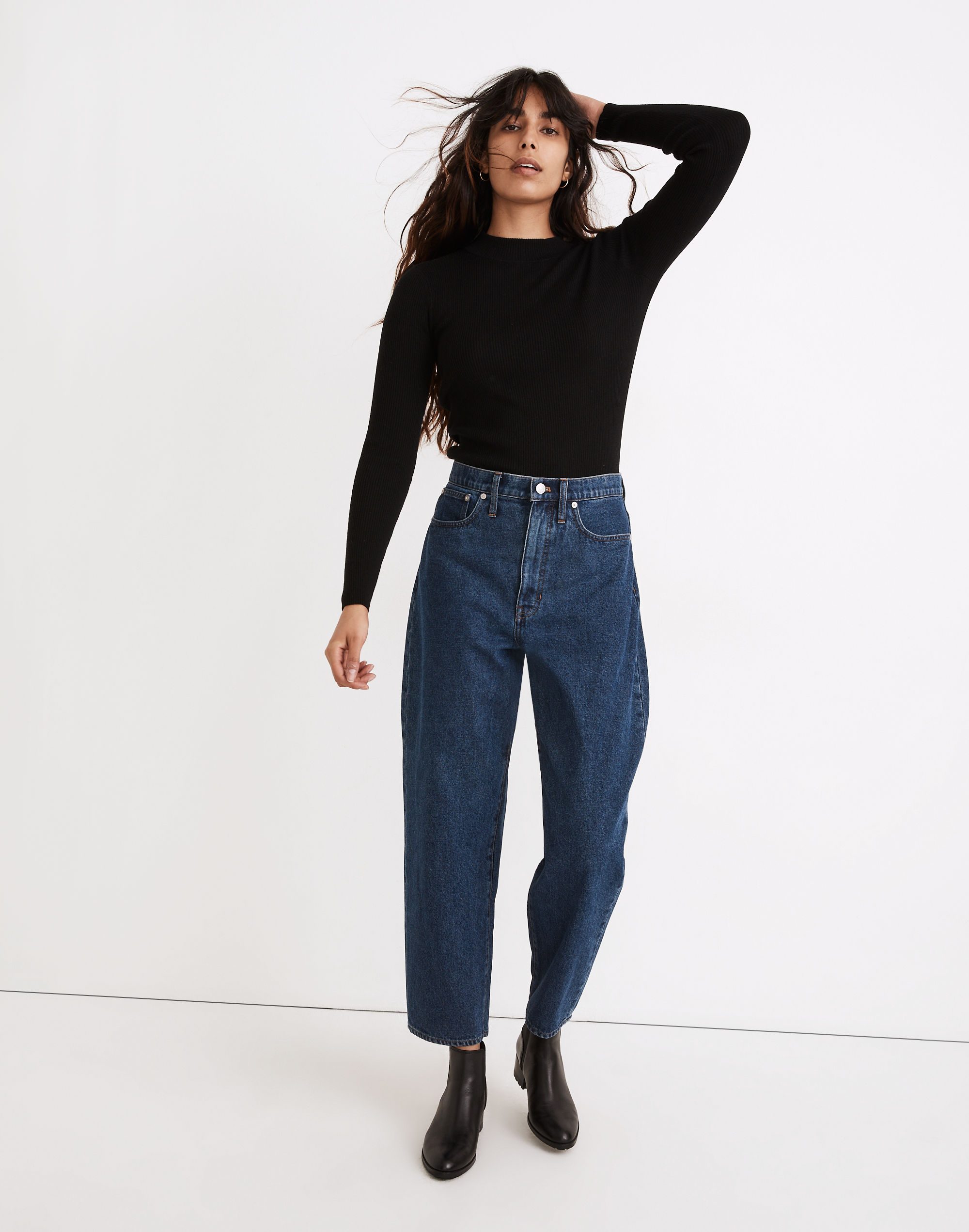 Balloon Jeans in Rinse Wash | Madewell