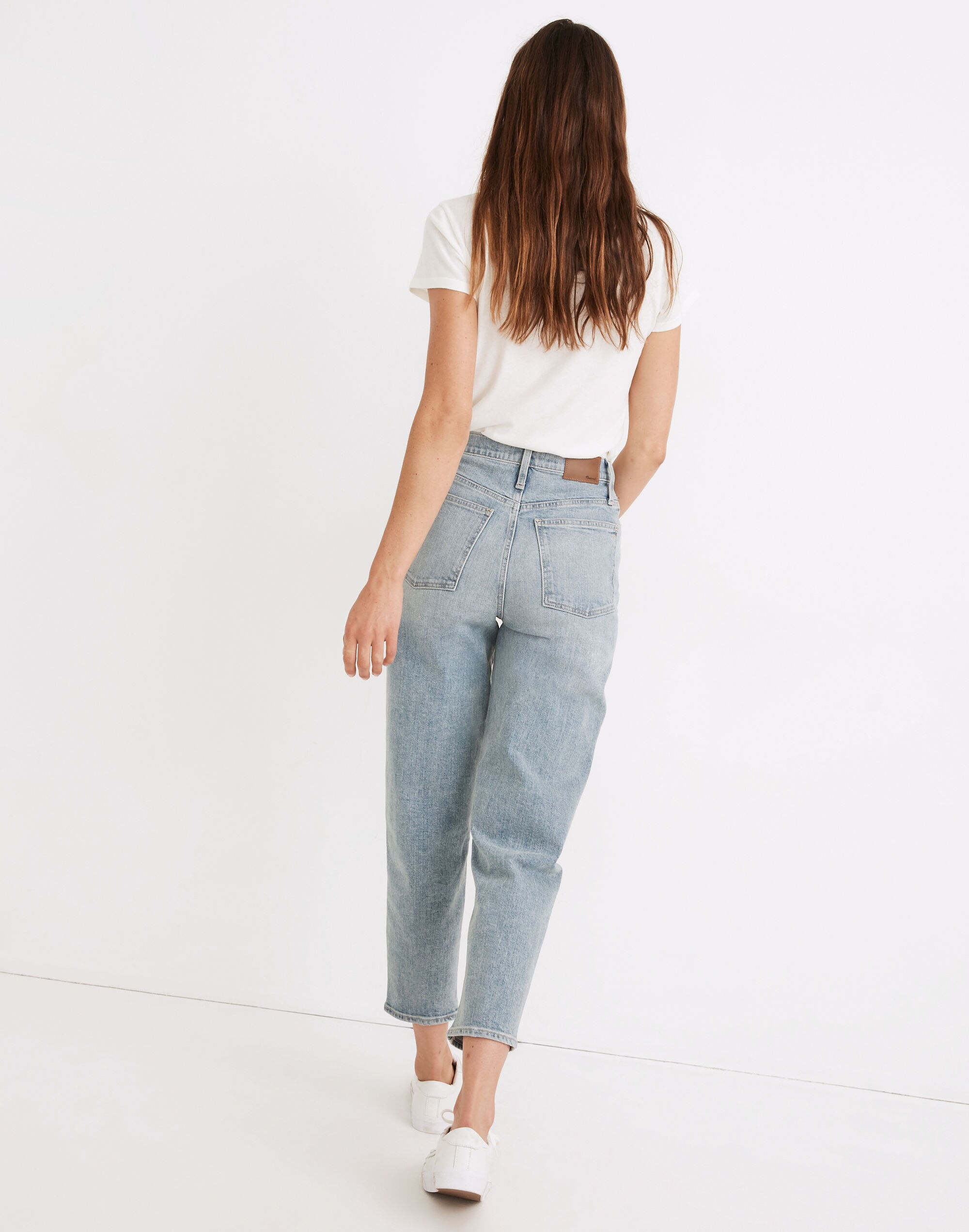 Petite Balloon Jeans in Littlefield Wash