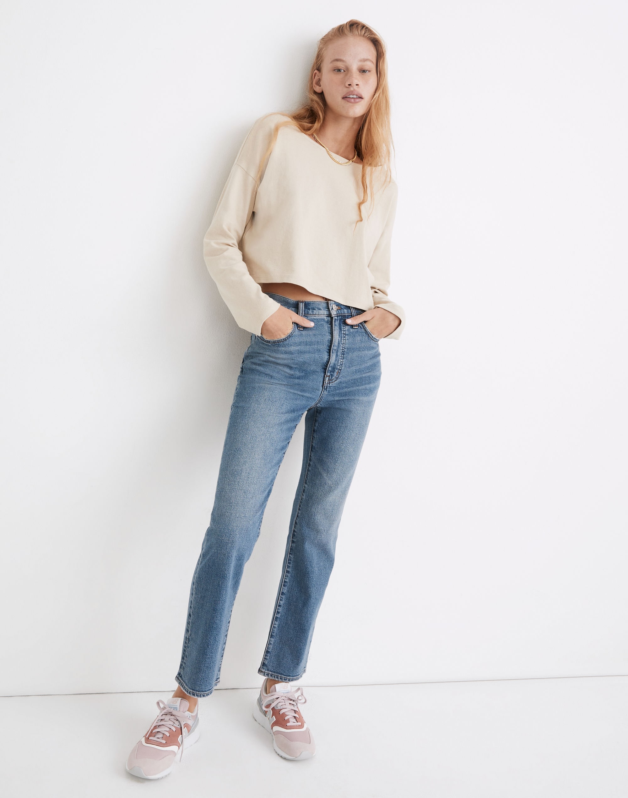 Slim Demi-Boot Jeans in Enright Wash