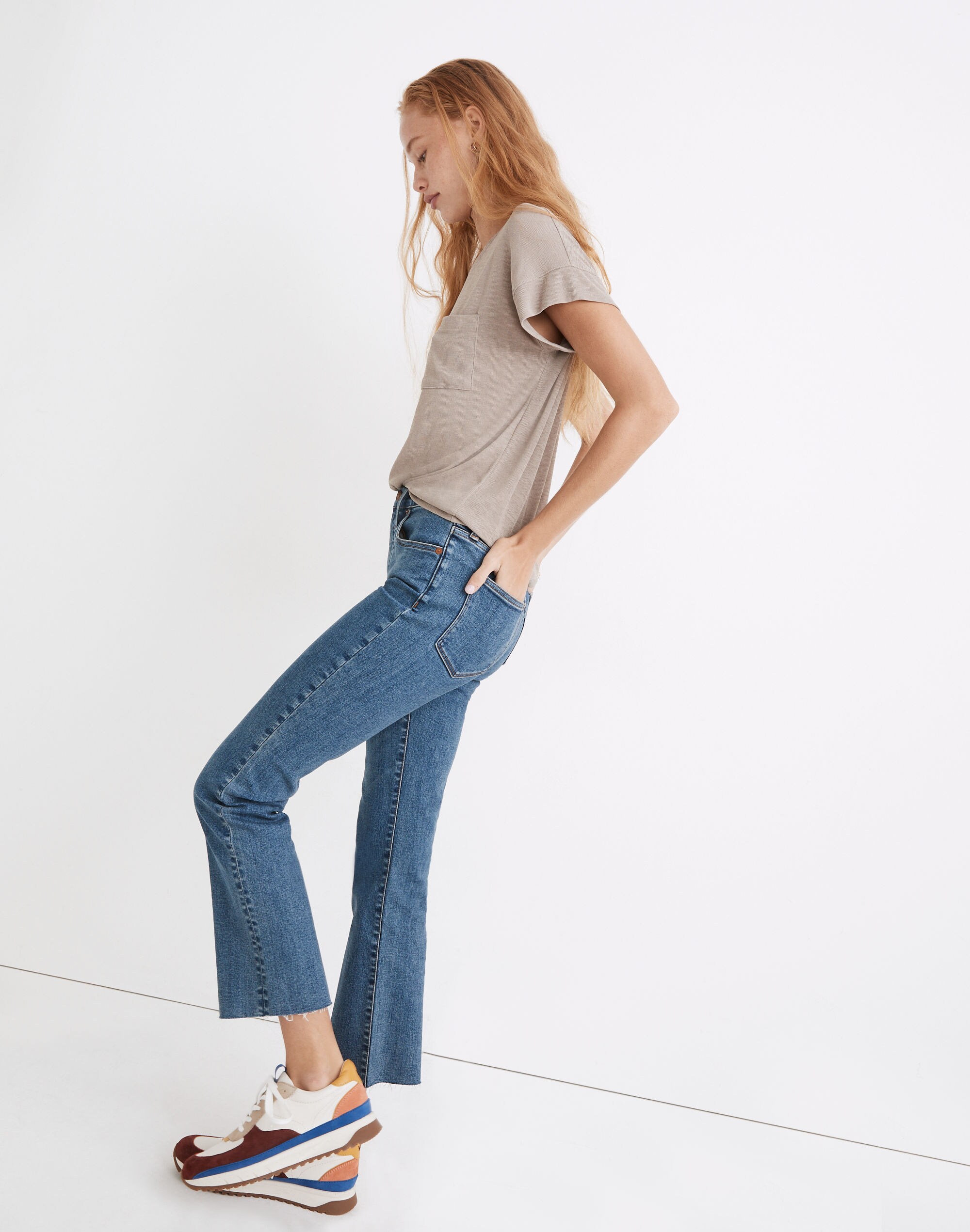 Cali Demi-Boot Jeans in Halsted Wash
