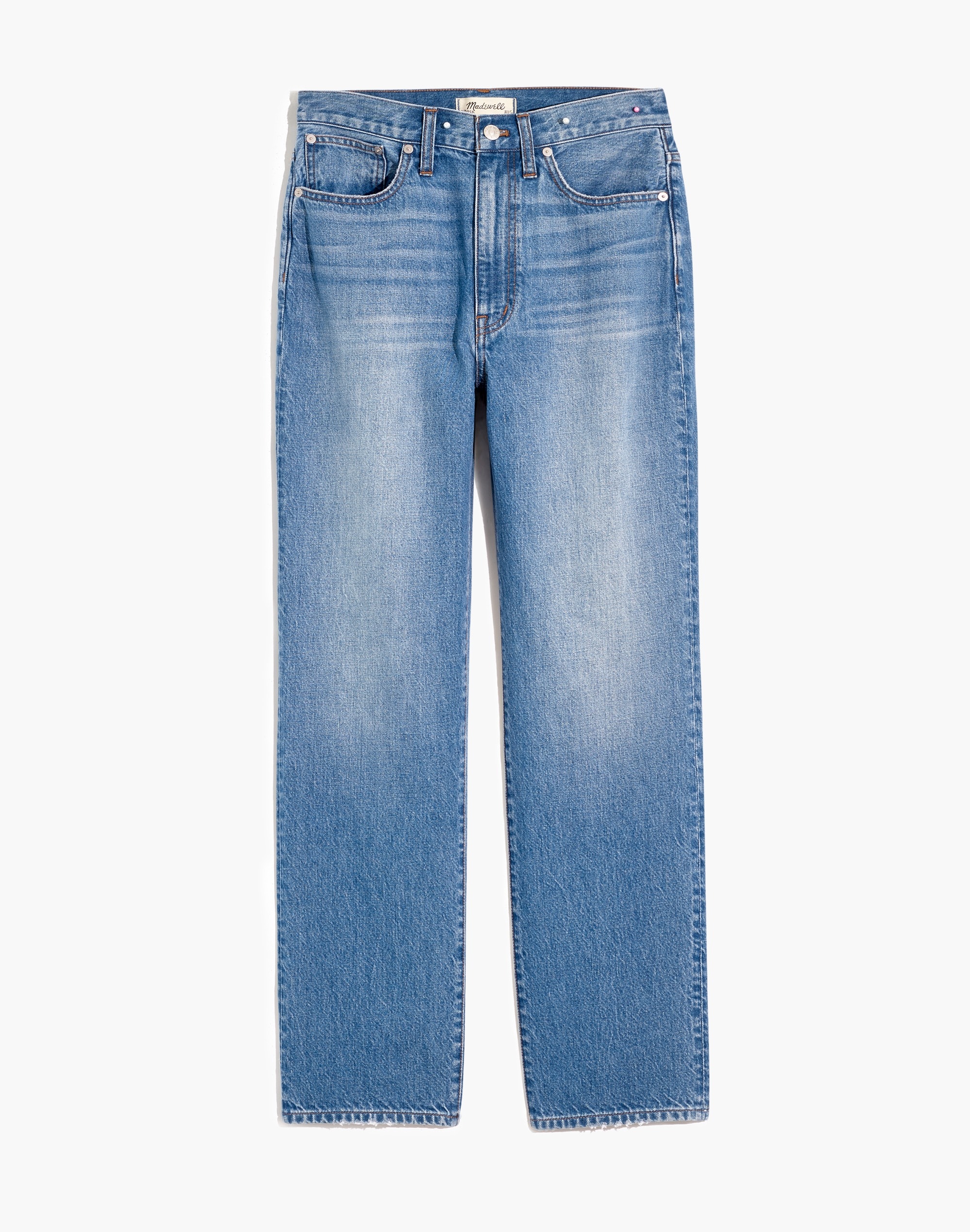 The Perfect Vintage Straight Jean in Moultrie Wash