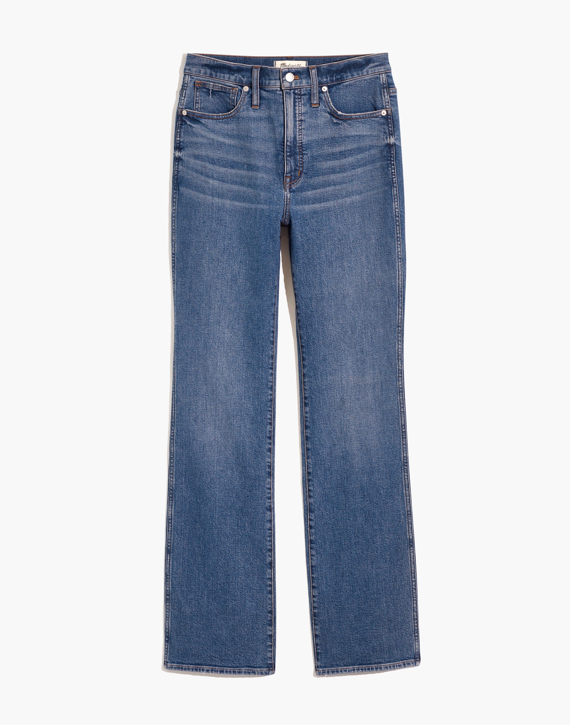 Petite '90s High-Rise Bootcut Jeans in Edgewood Wash