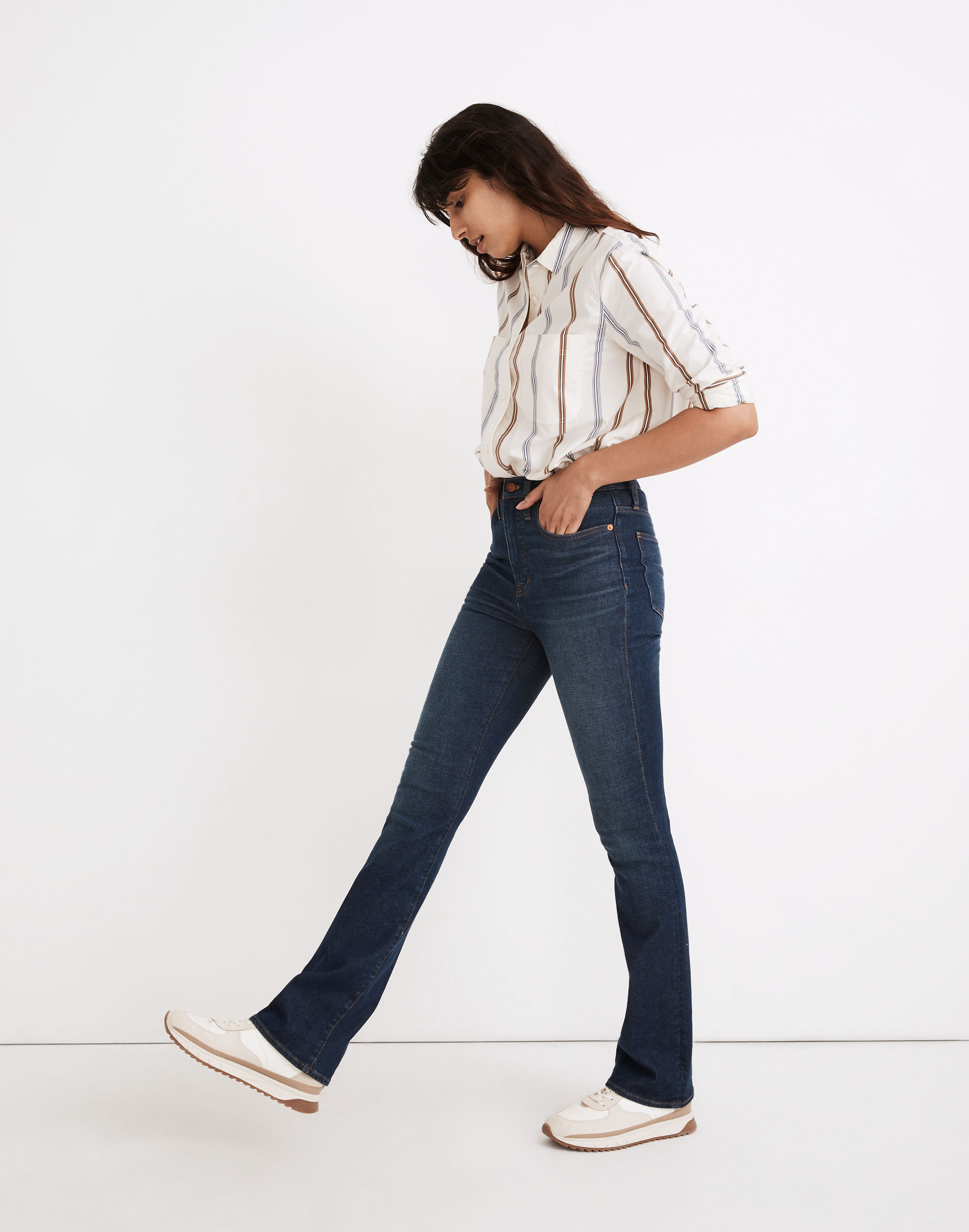 Tall Skinny Flare Jeans in Linnean Wash