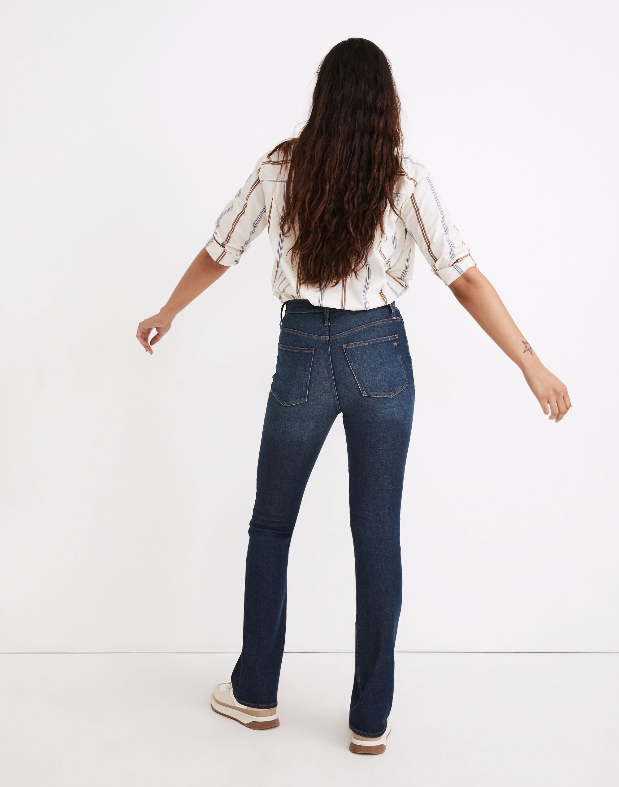Tall Skinny Flare Jeans in Linnean Wash