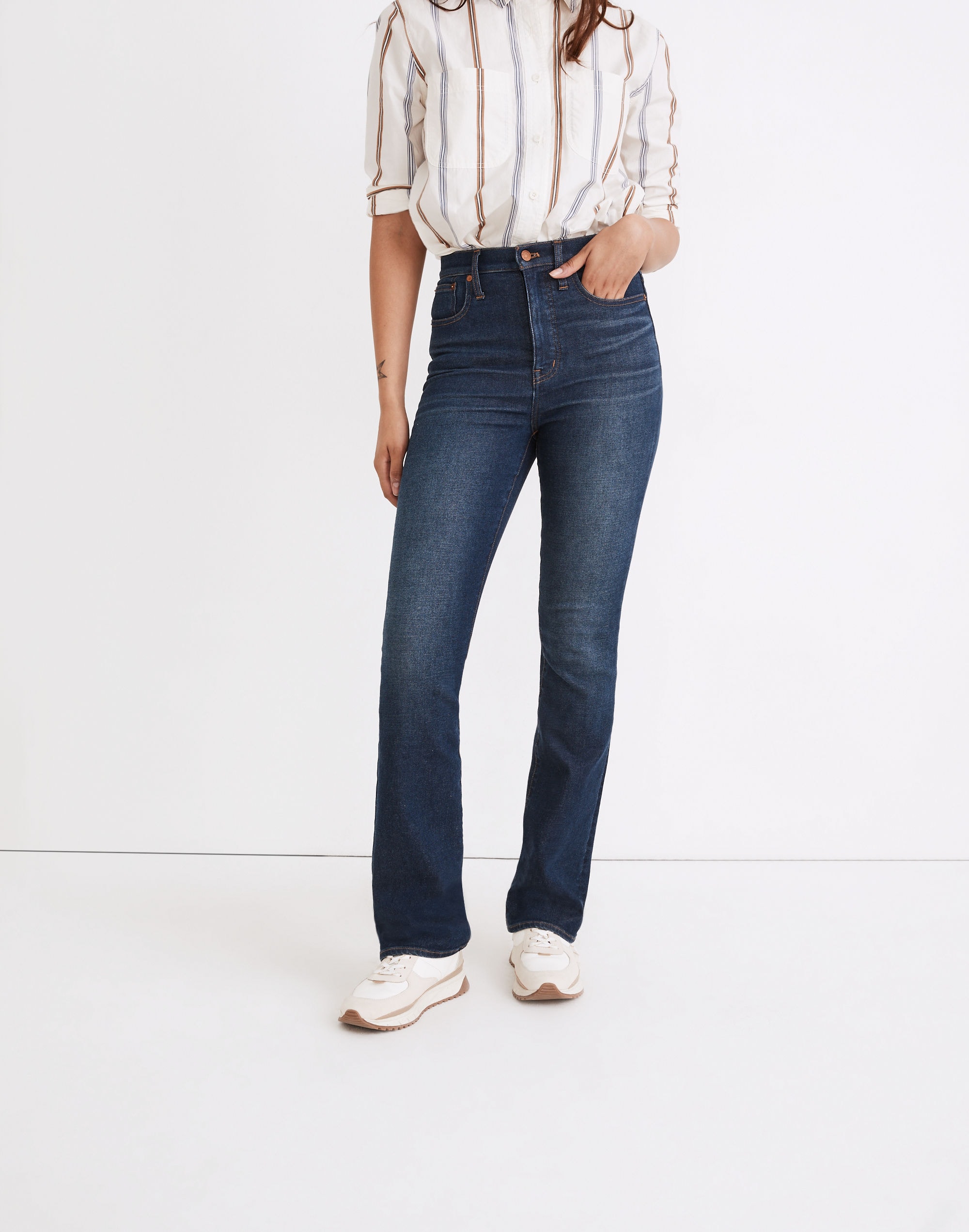 Tall Skinny Flare Jeans in Linnean Wash