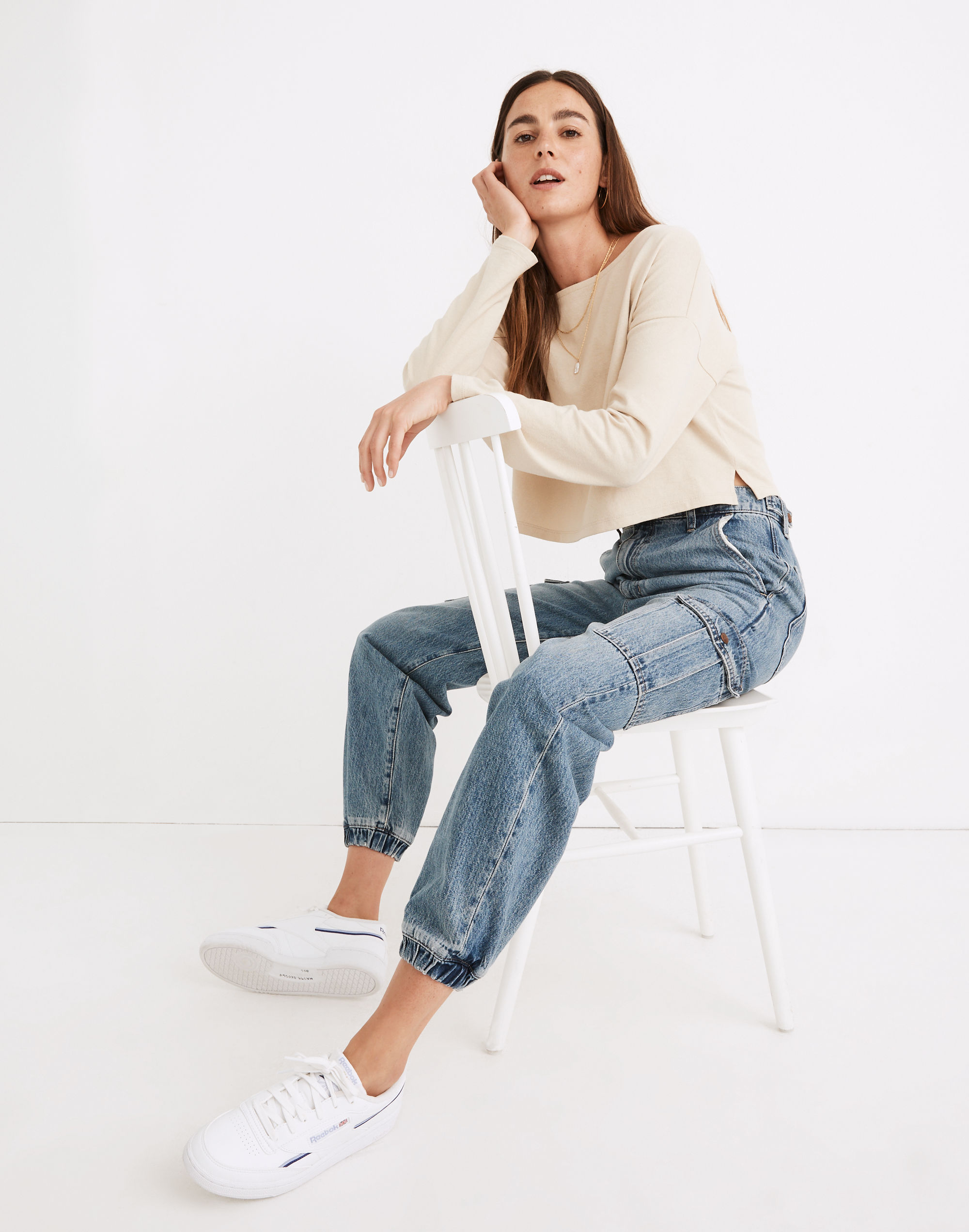 Cargo Jogger Jeans in Leegate Wash