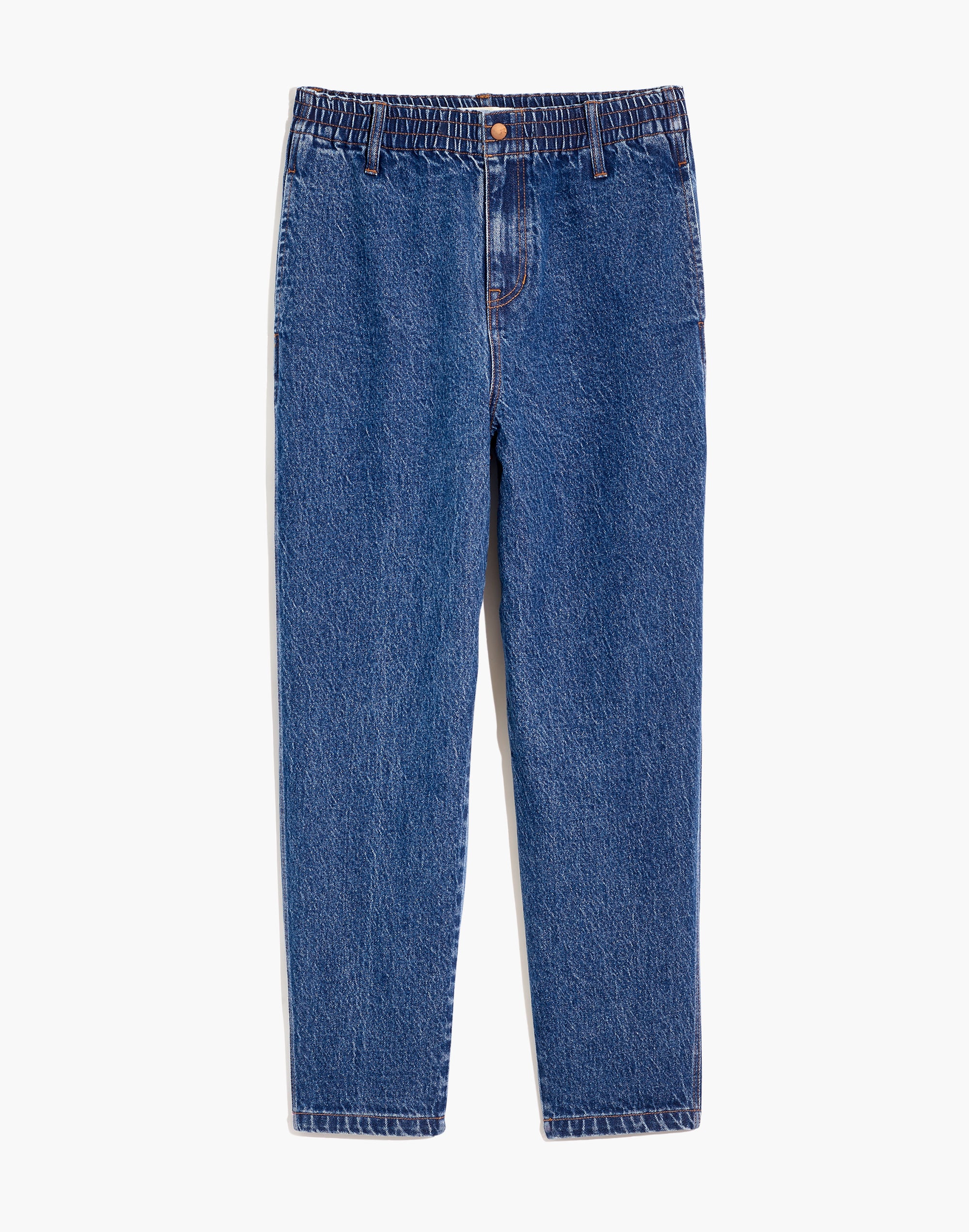 Pull-On Balloon Jeans in Morningside Wash: TENCEL&trade; Denim Edition