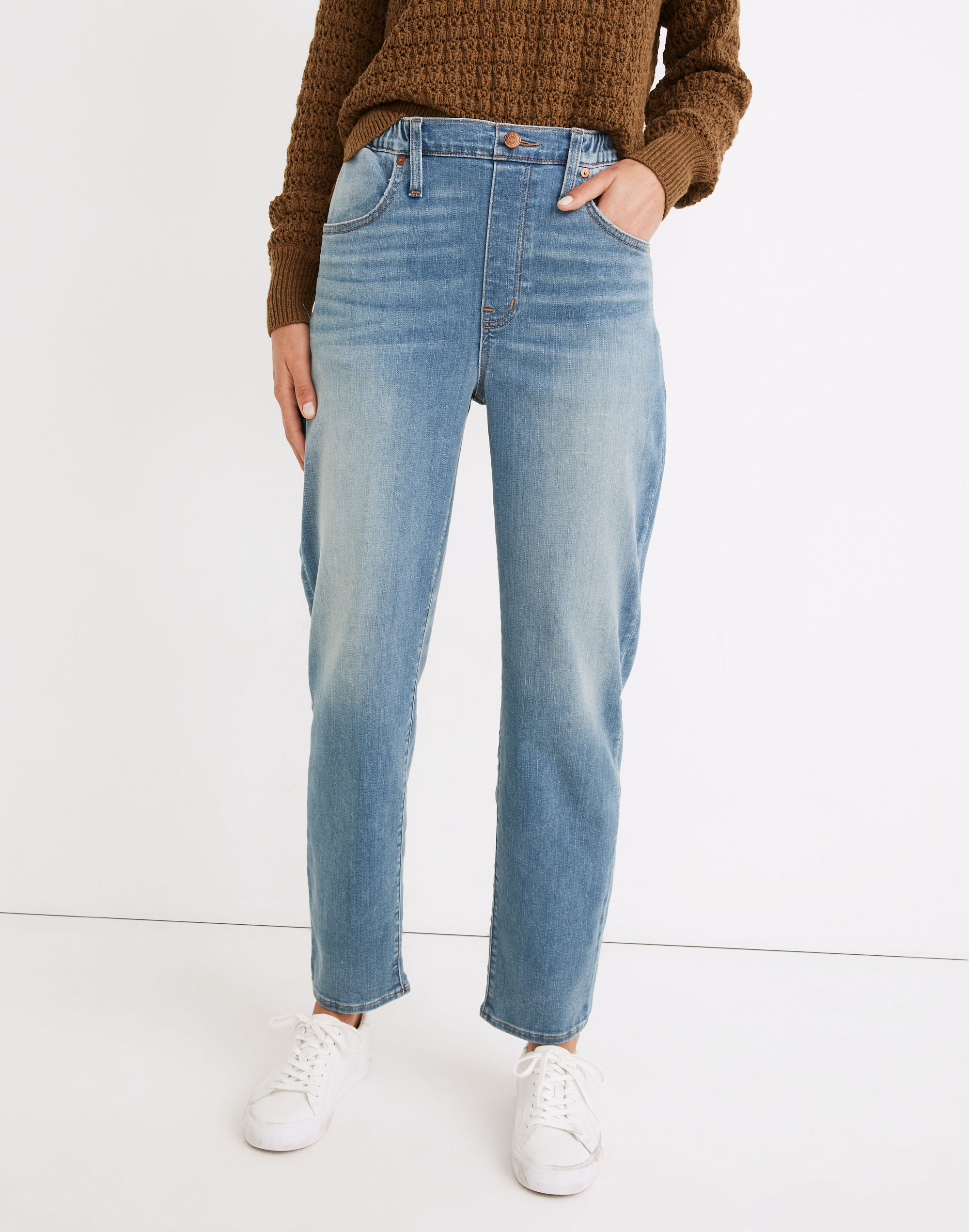 Pull-On Jeans in Keefe Wash