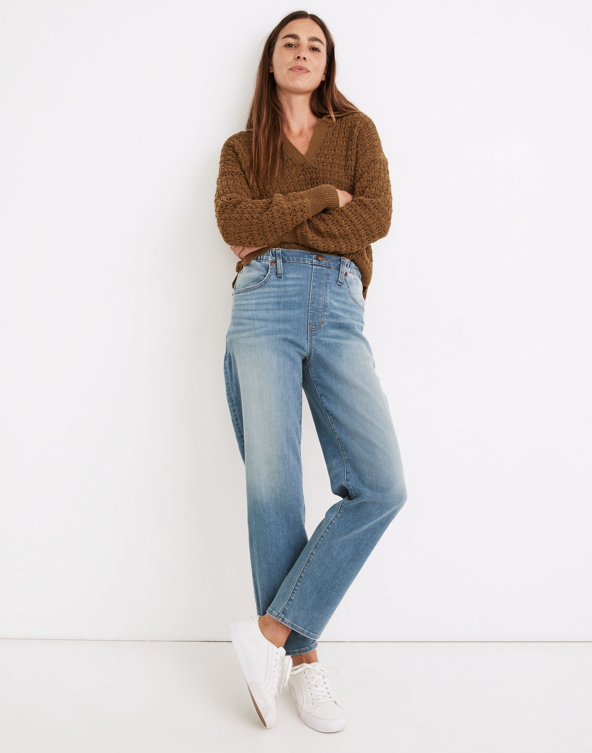 Pull-On Jeans in Keefe Wash