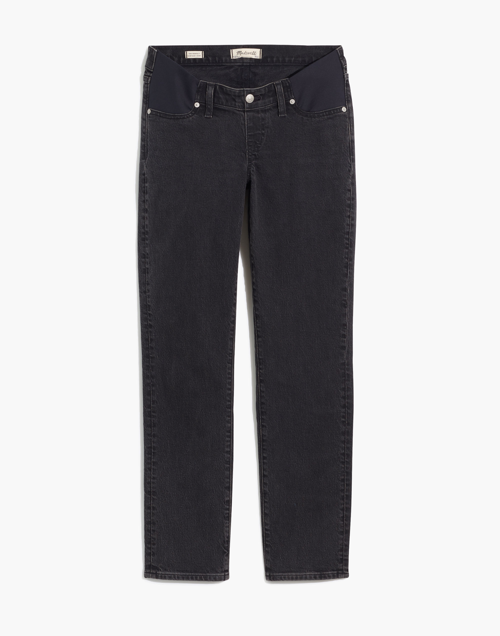 Maternity Side-Panel Perfect Vintage Jeans in Lunar Wash