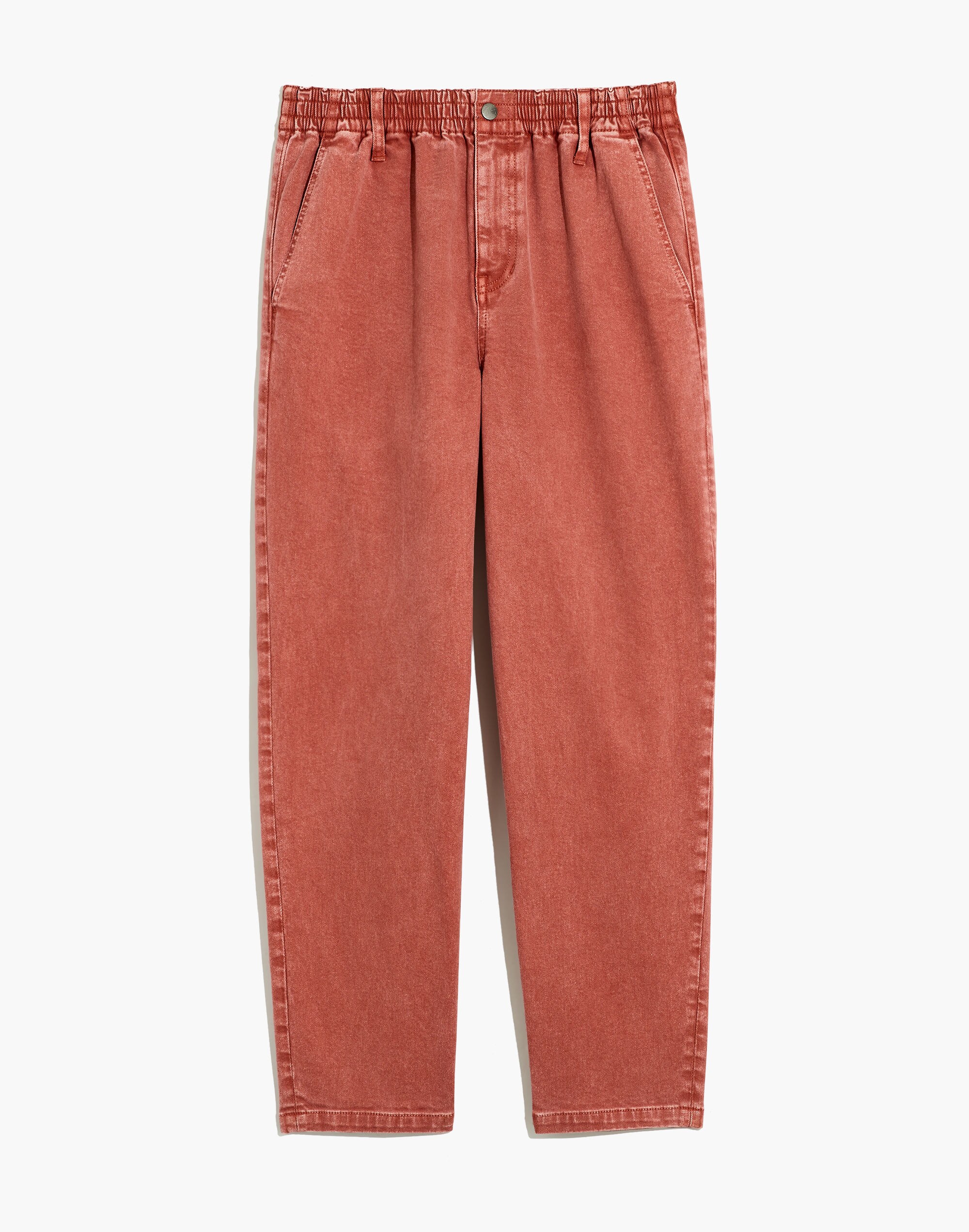 Pull-On Balloon Jeans: Garment-Dyed Edition