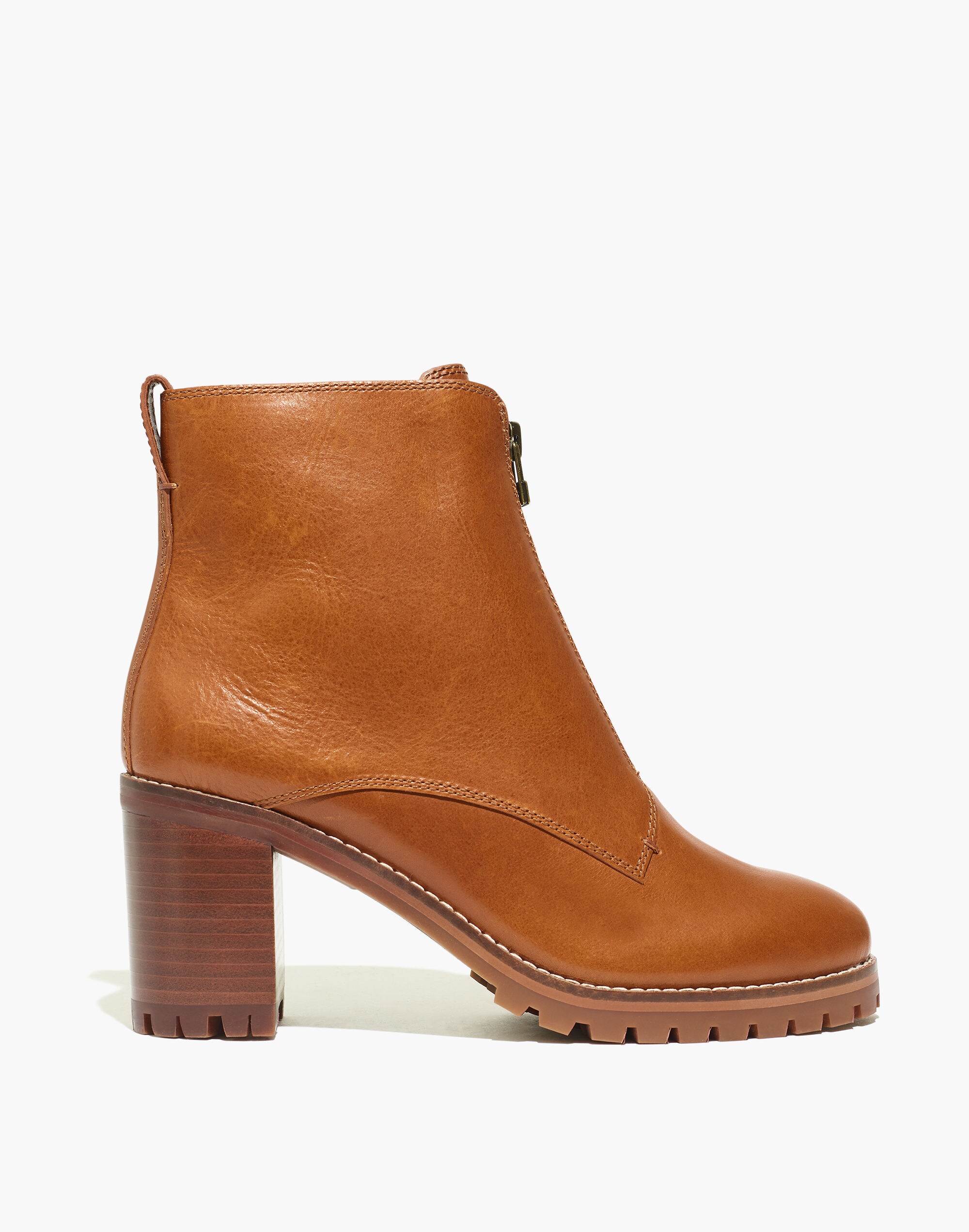 The Alyce Zip-Front Lugsole Boot