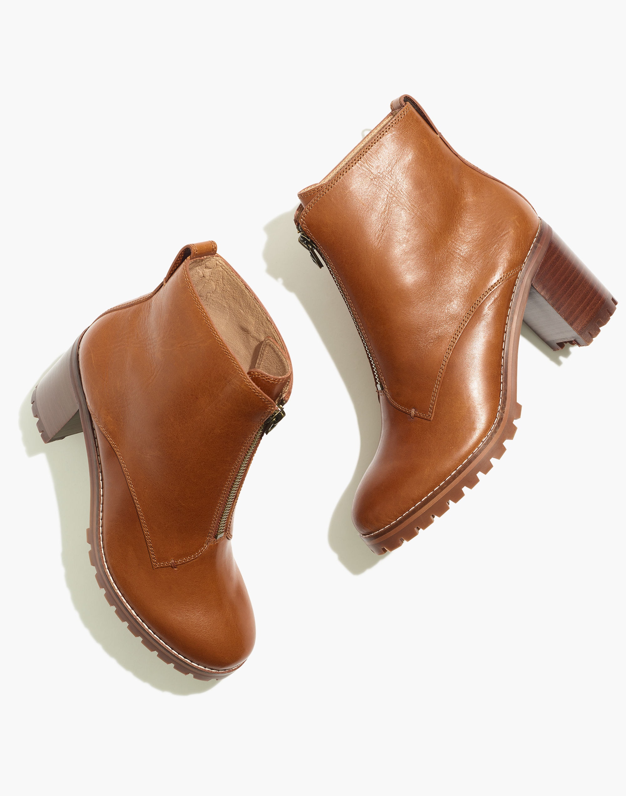 The Alyce Zip-Front Lugsole Boot